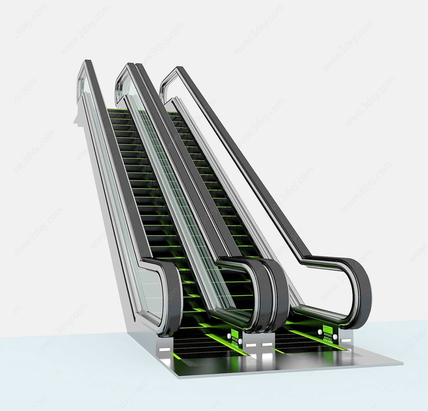 商场电梯扶梯3D模型