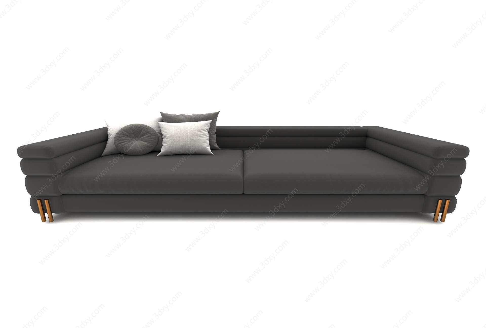 现代风格双人沙发3D模型