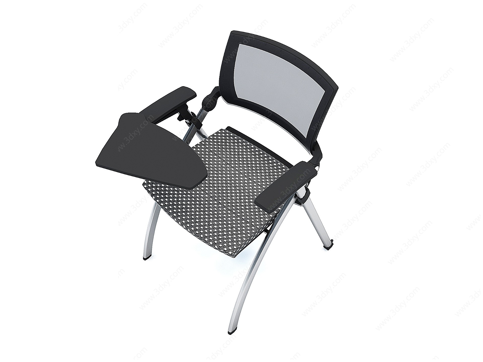 现代办公培训教室椅3D模型