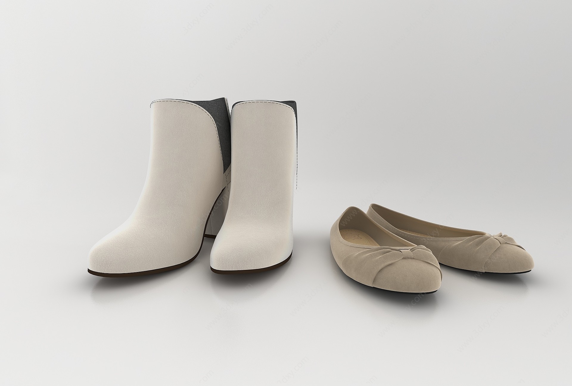 现代风格鞋子3D模型