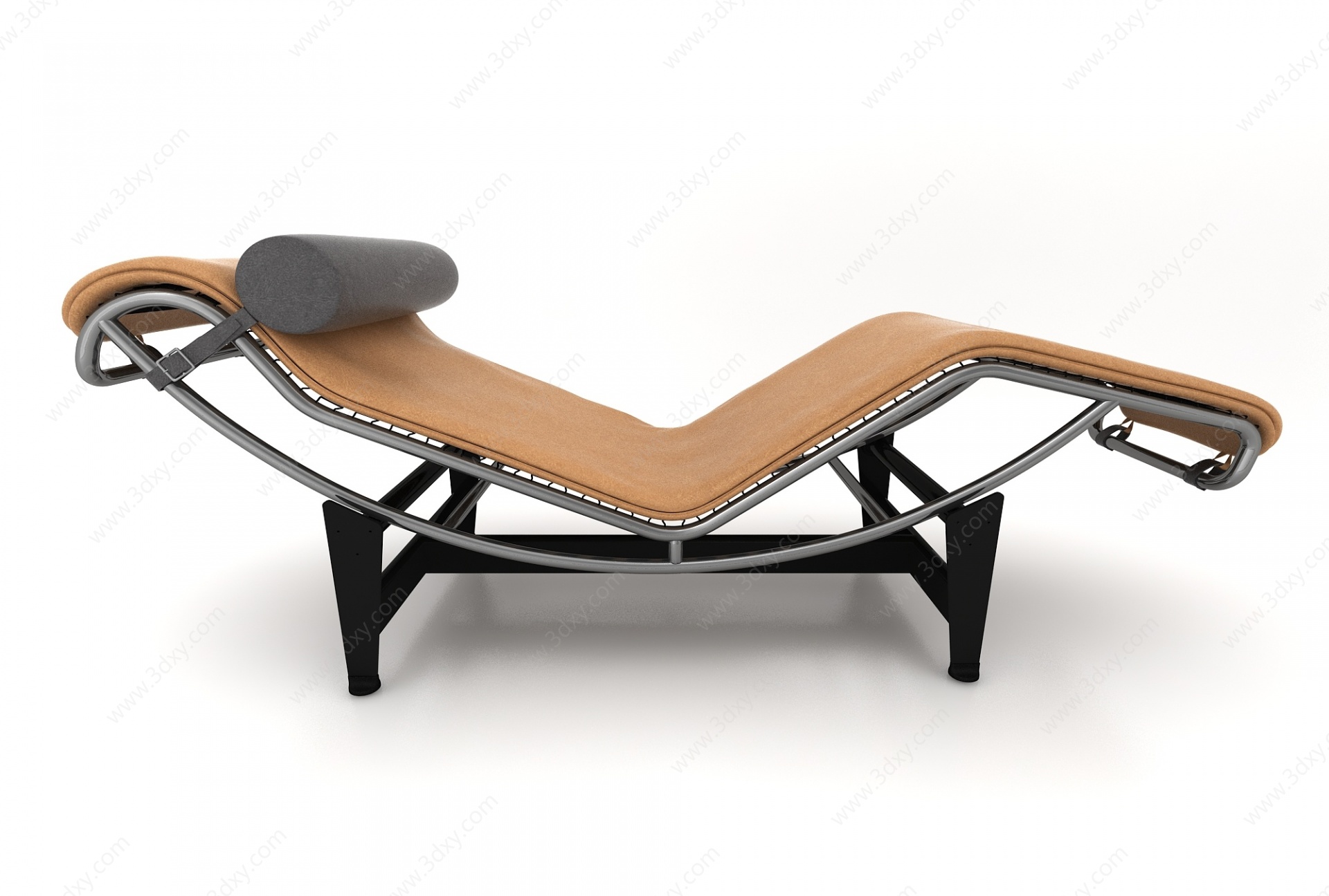 现代风格躺椅3D模型