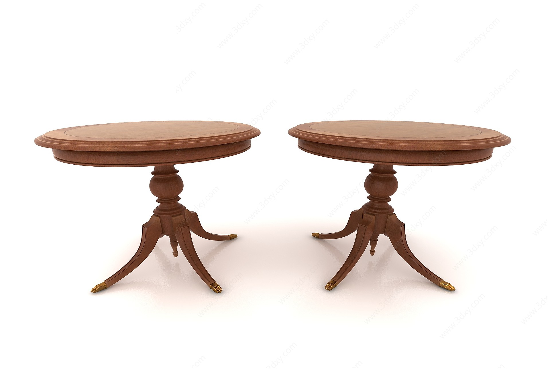 现代风格圆桌子3D模型