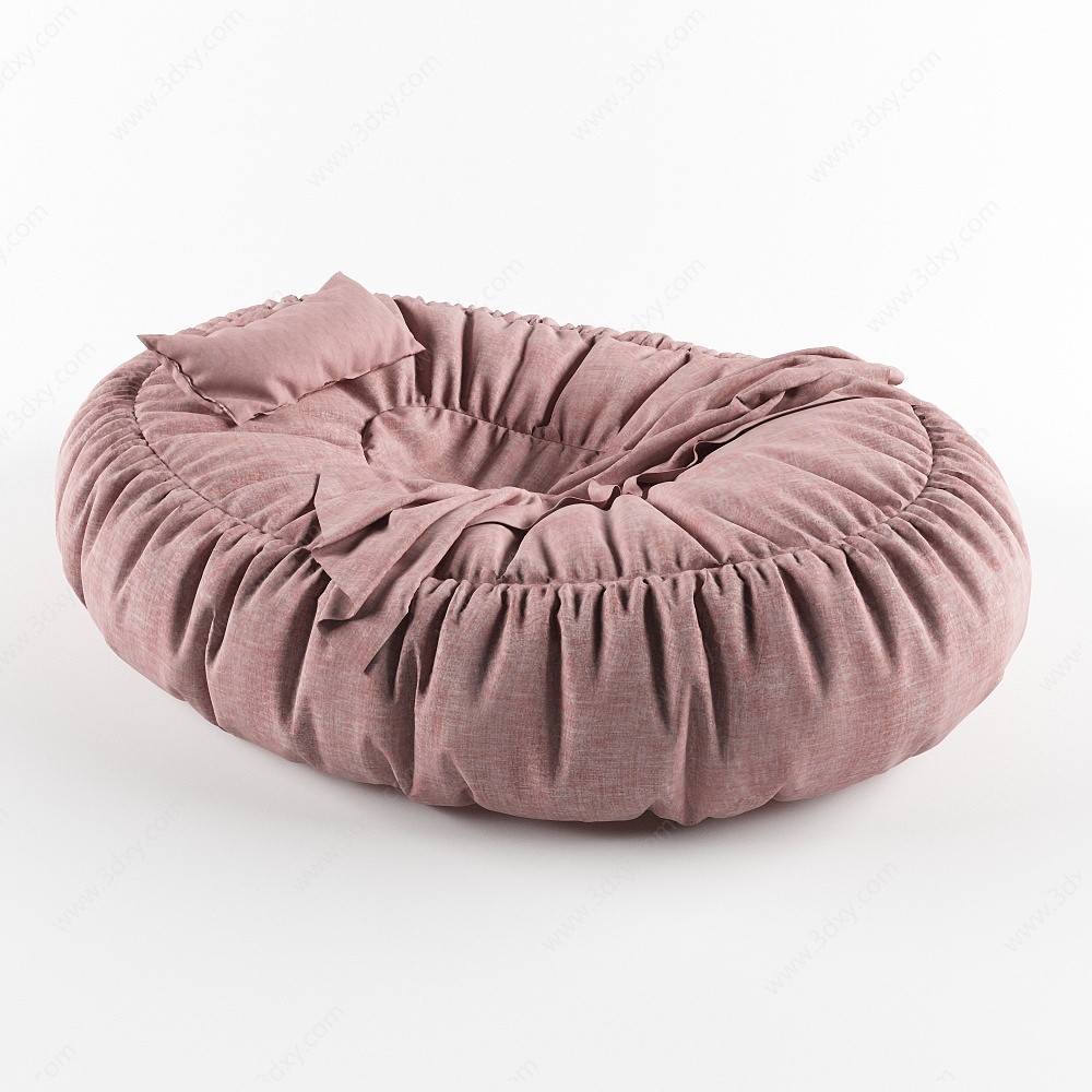 现代懒人沙发沙发垫3D模型