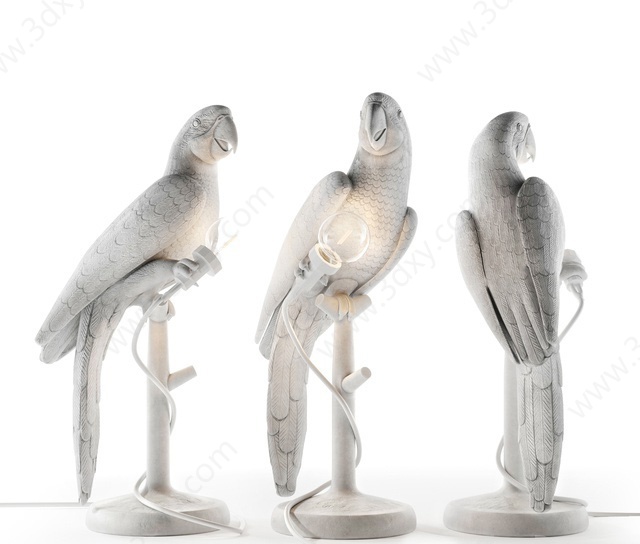 塞莱蒂波莉鹦鹉灯3D模型