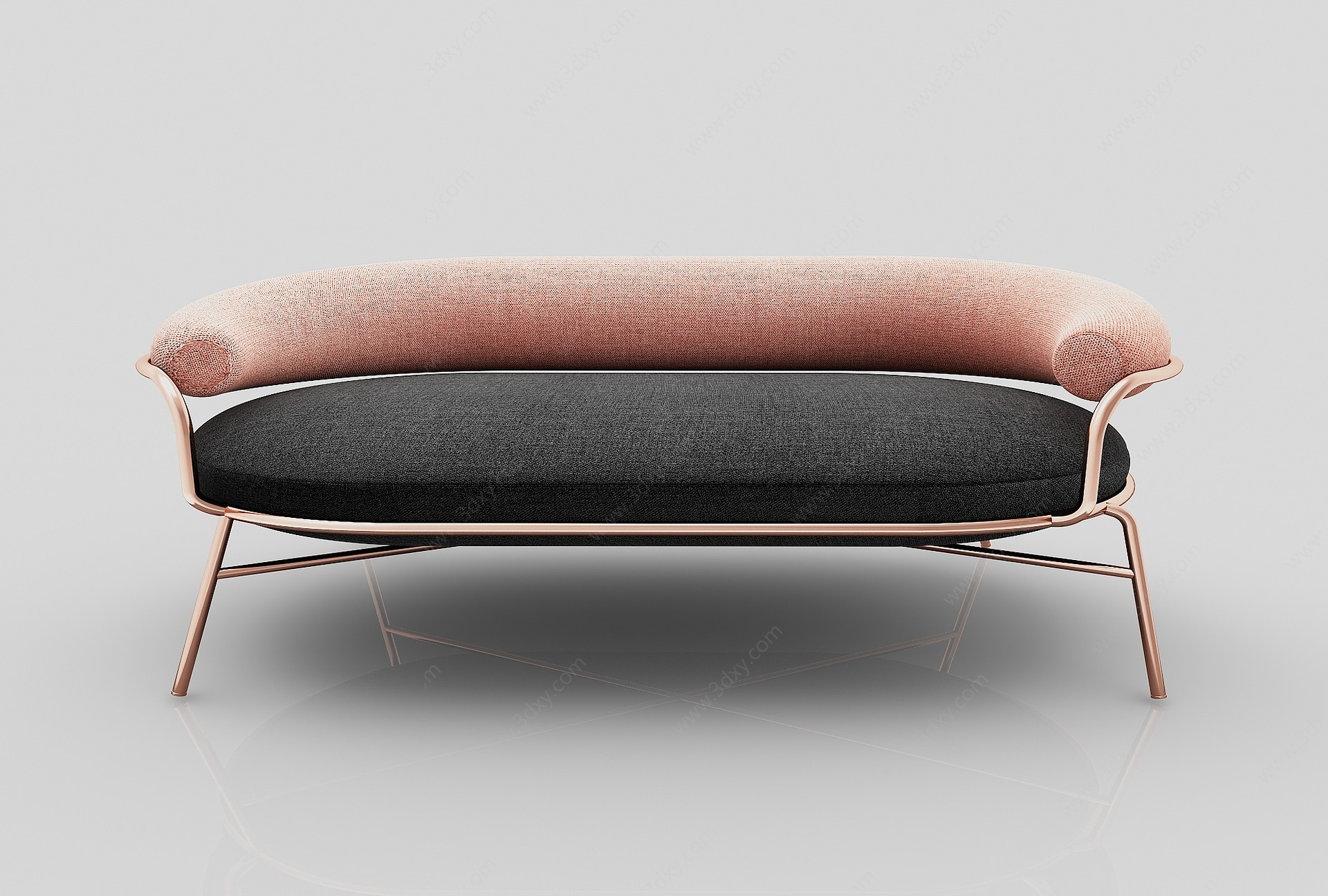 现代风格简约小沙发3D模型