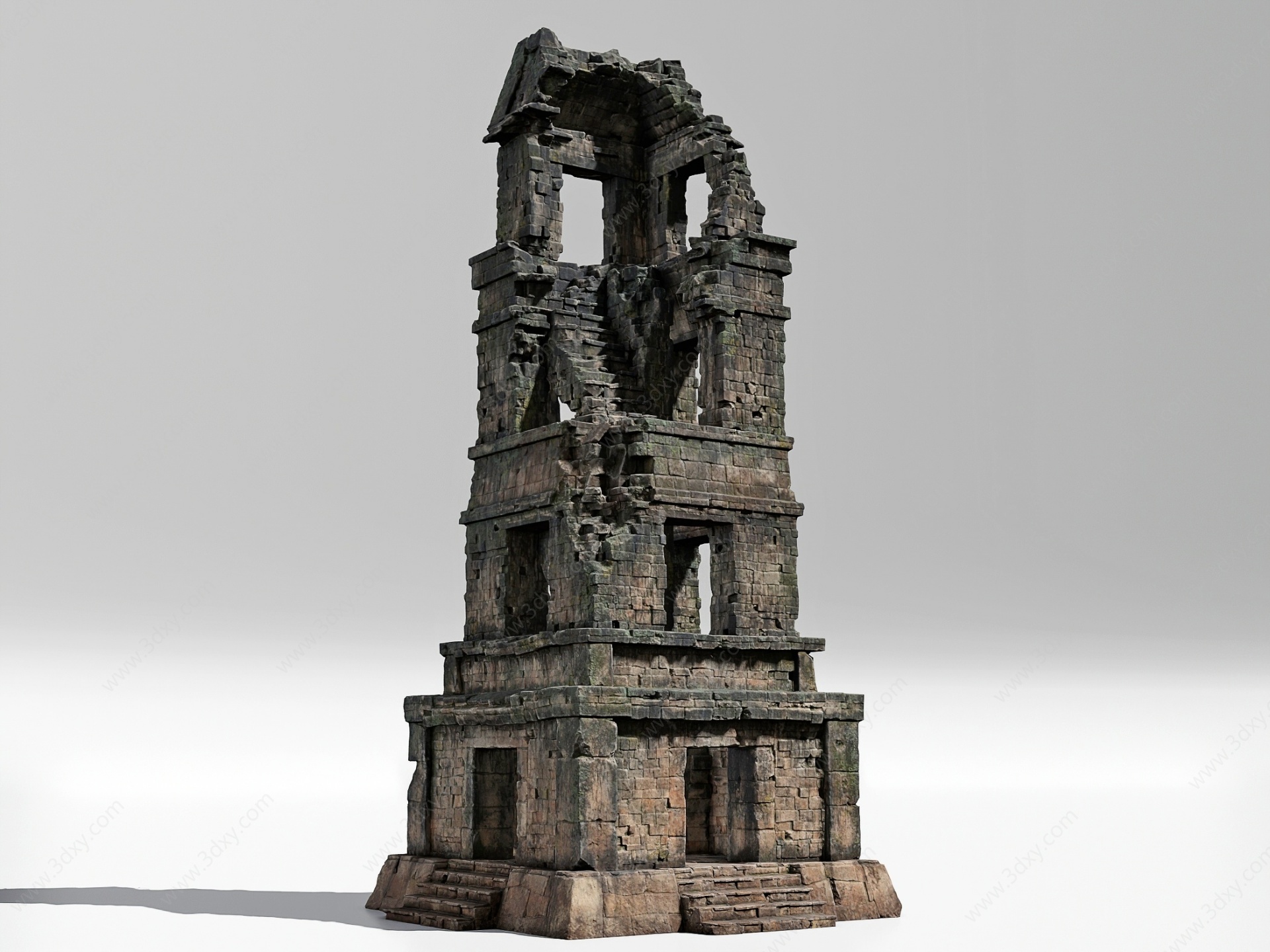 古代城市废墟3D模型