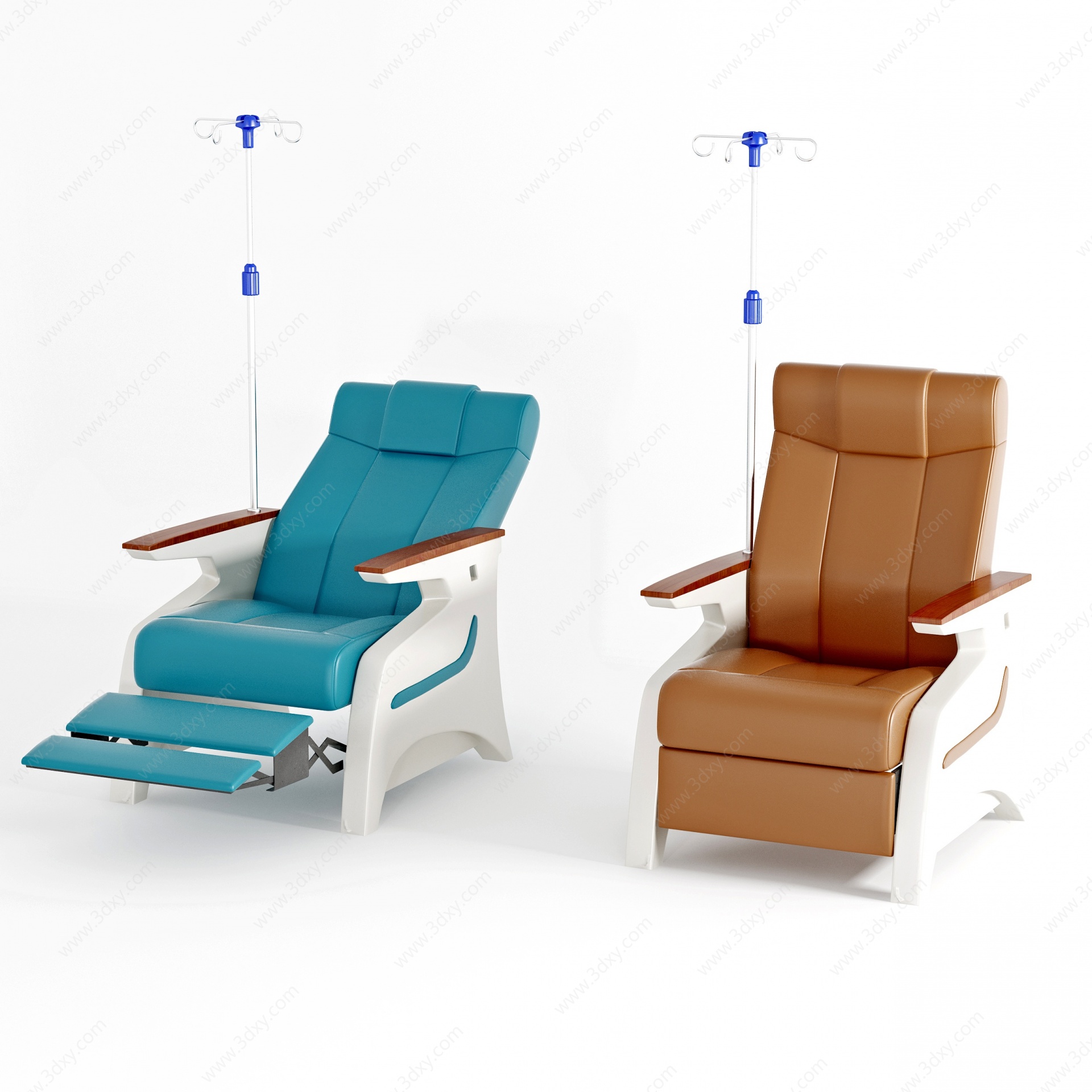 现代医院输液椅3D模型