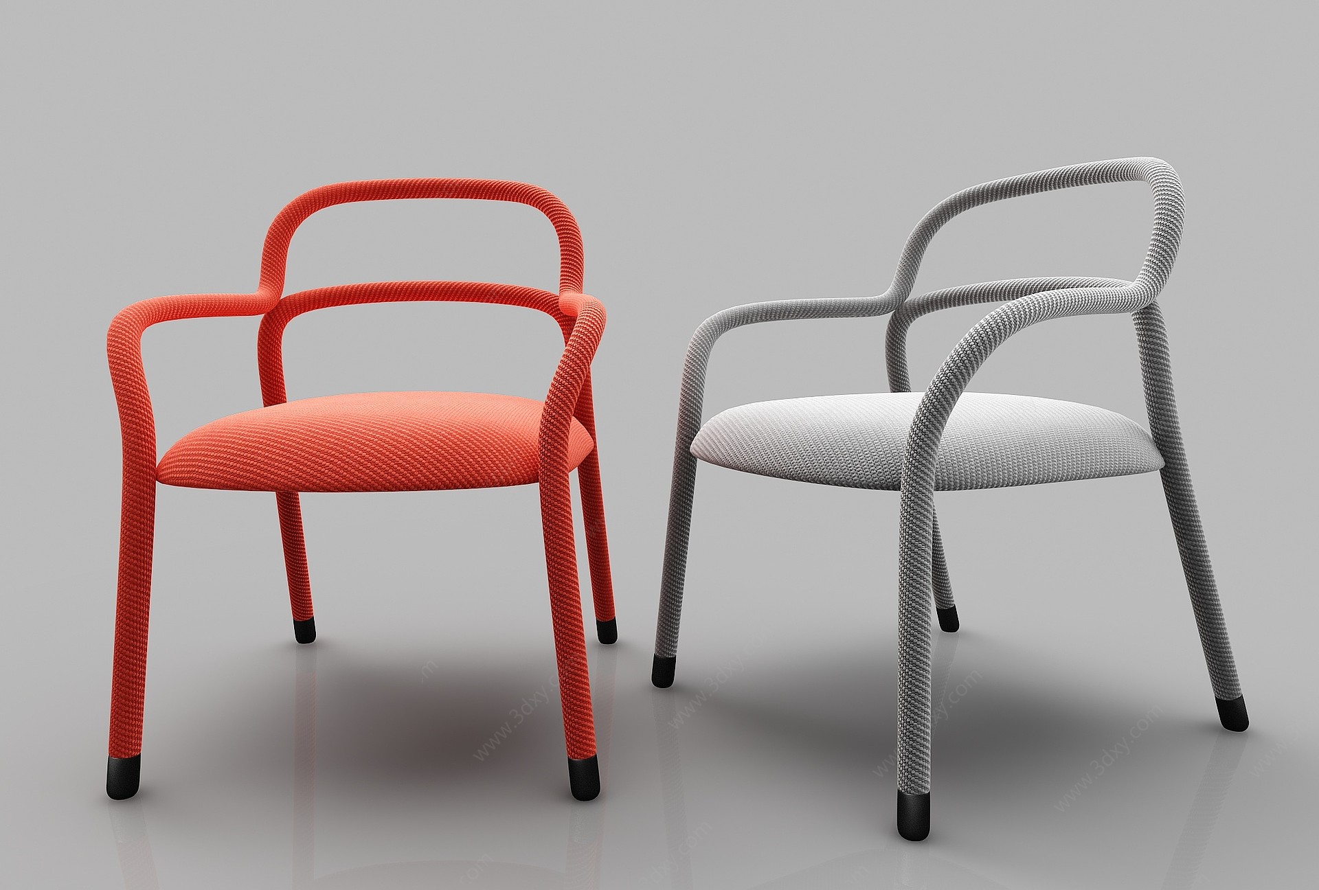 现代风格休闲沙发3D模型