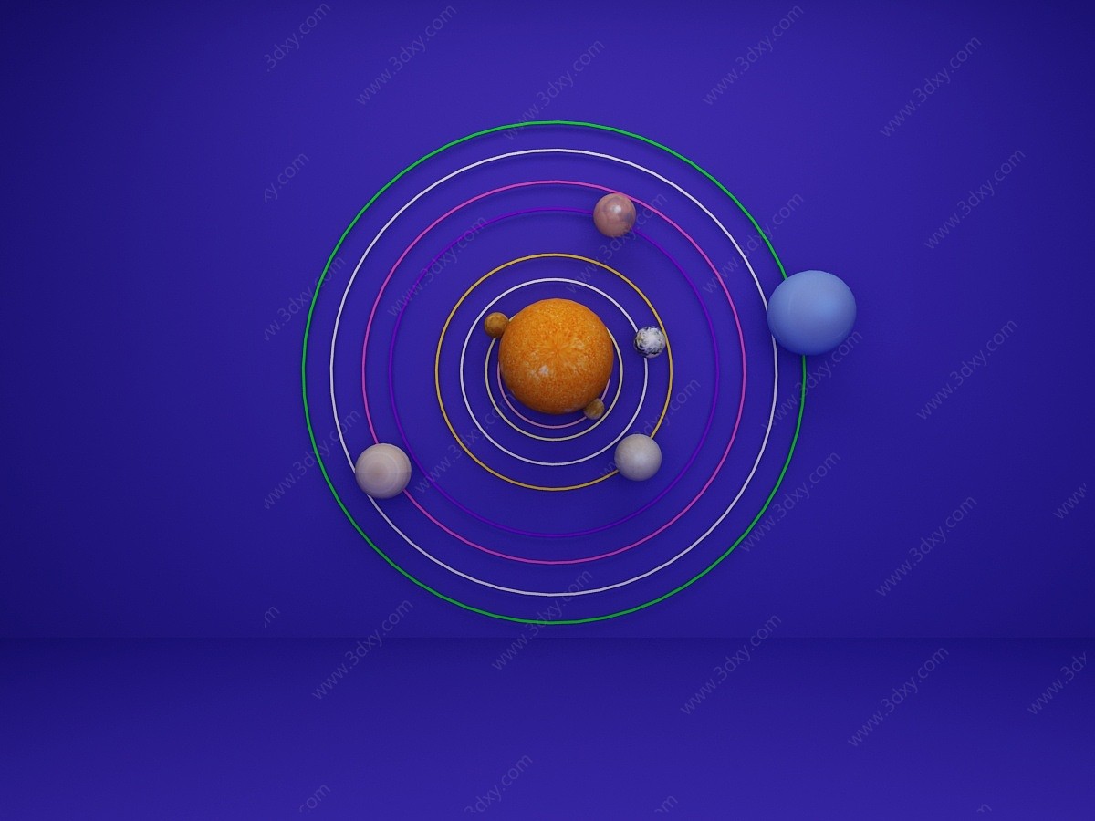 太阳系3D模型
