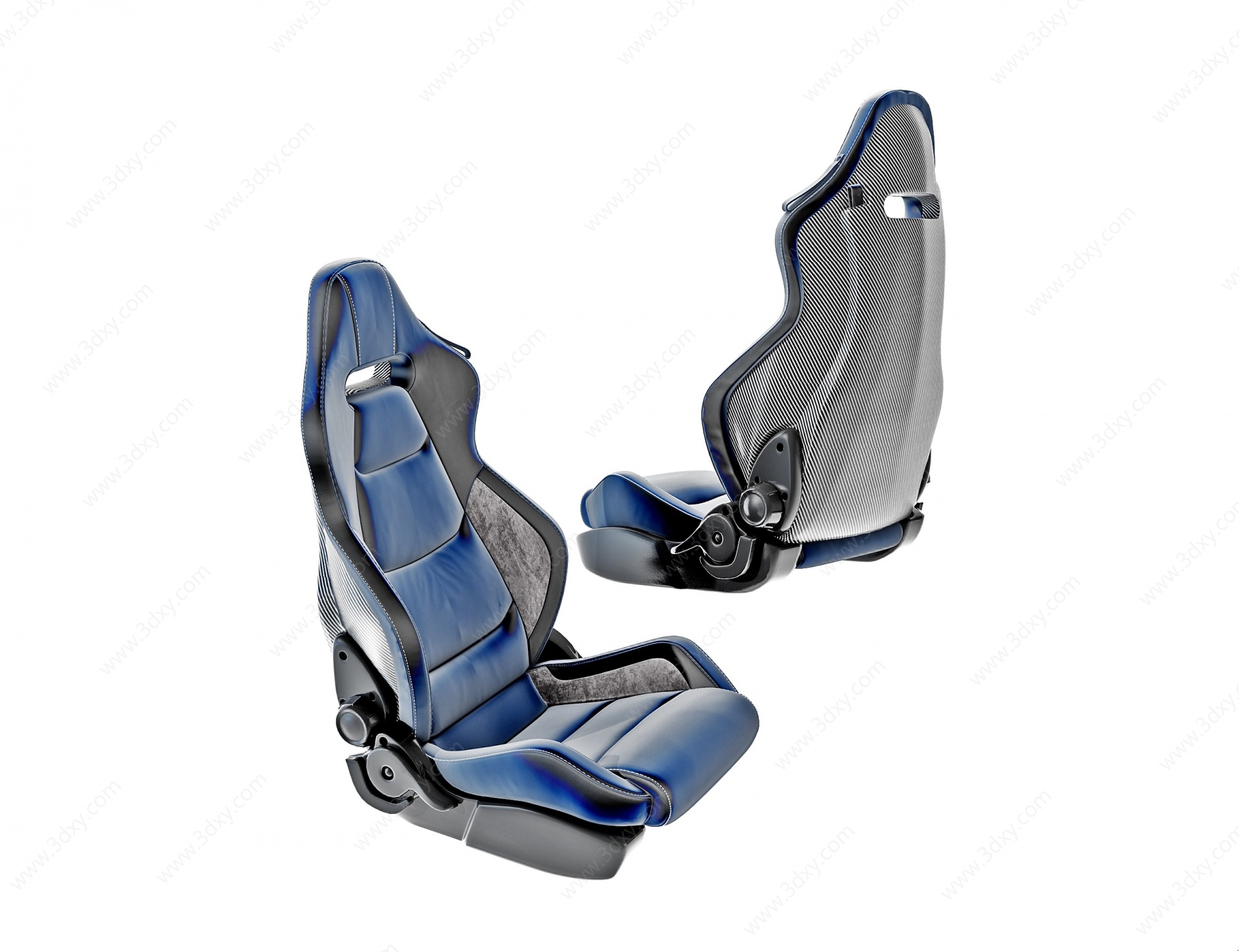 现代汽车座位,汽车座椅3D模型