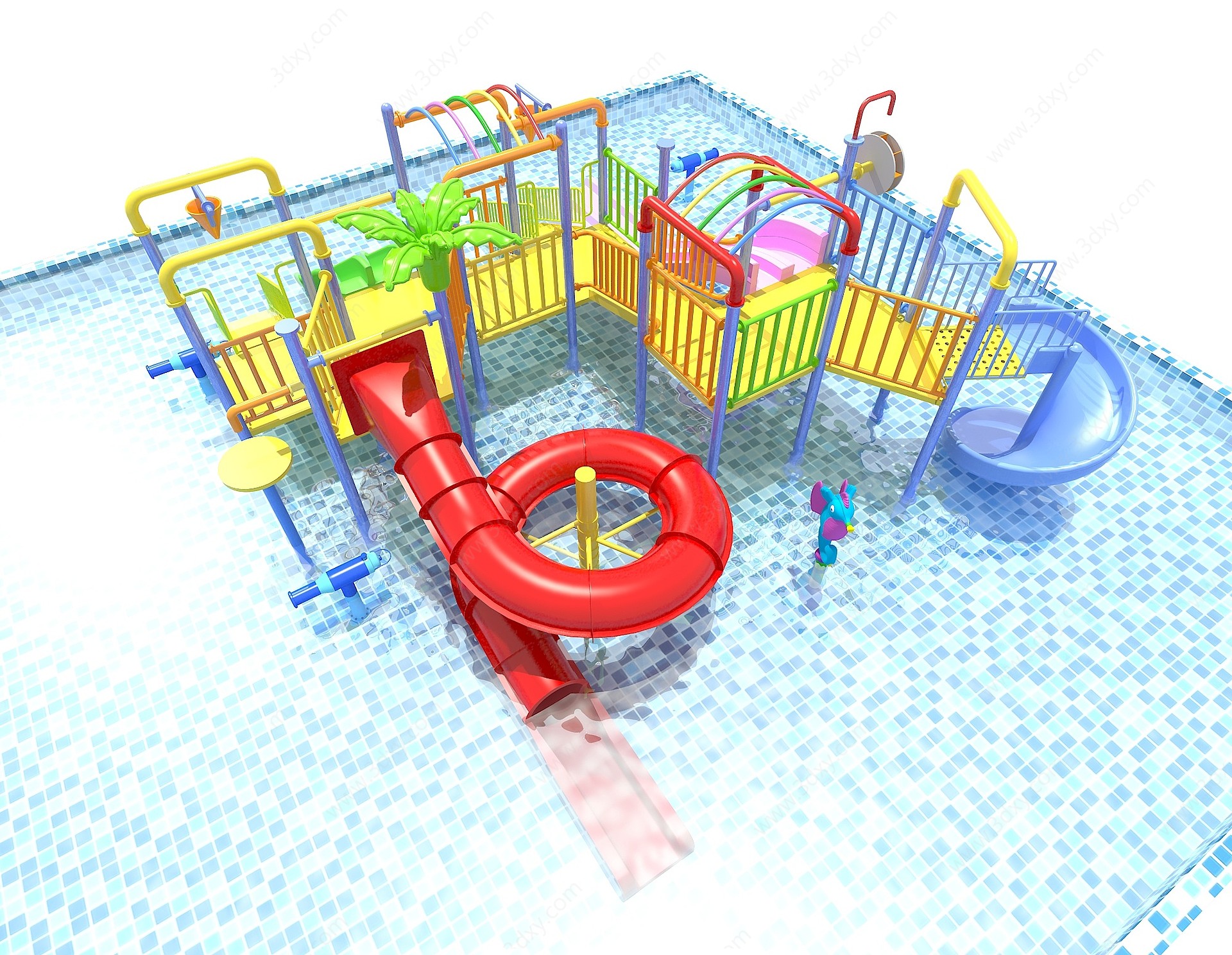 儿童水上乐园3D模型