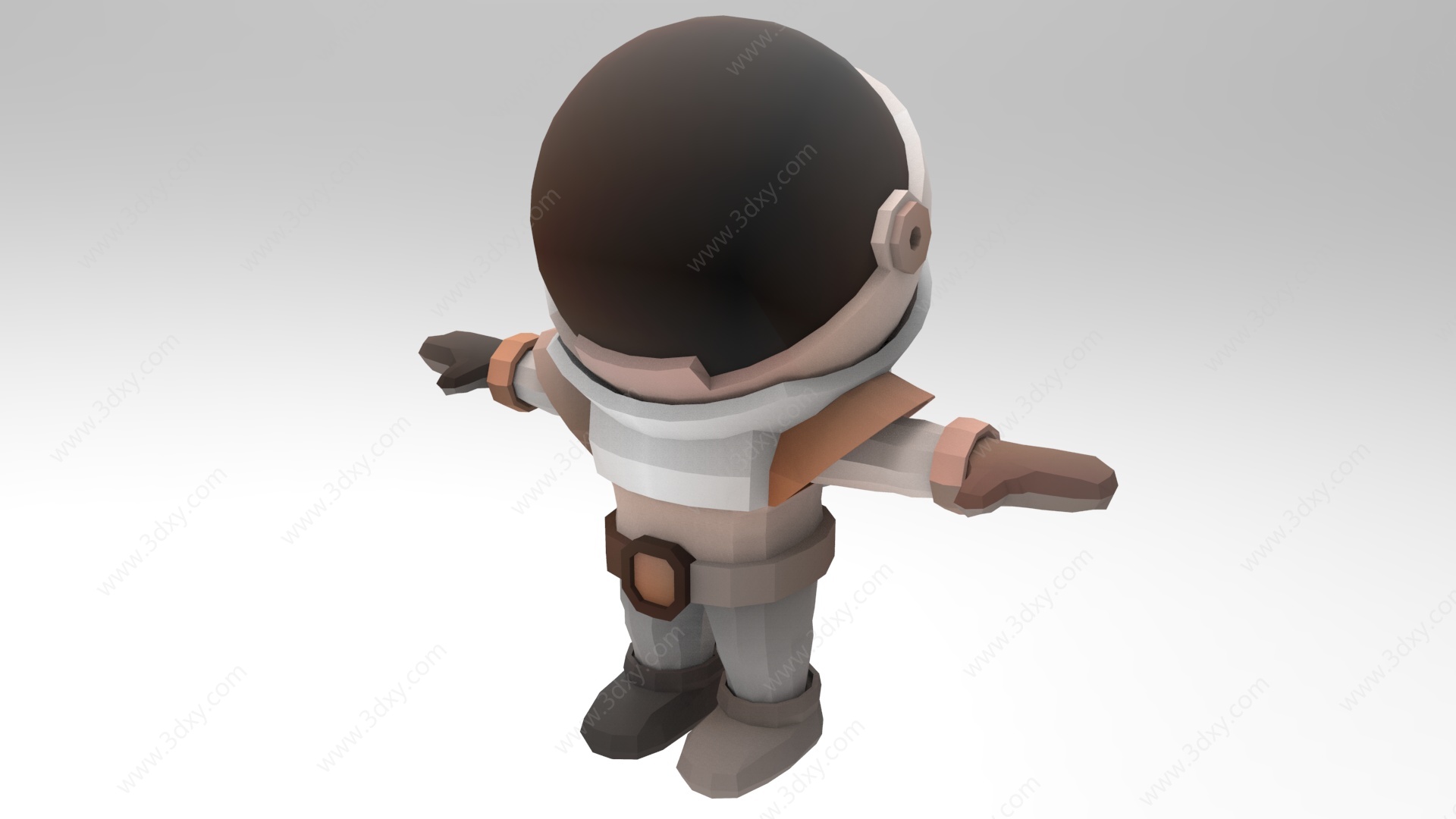 宇航员摆件3D模型