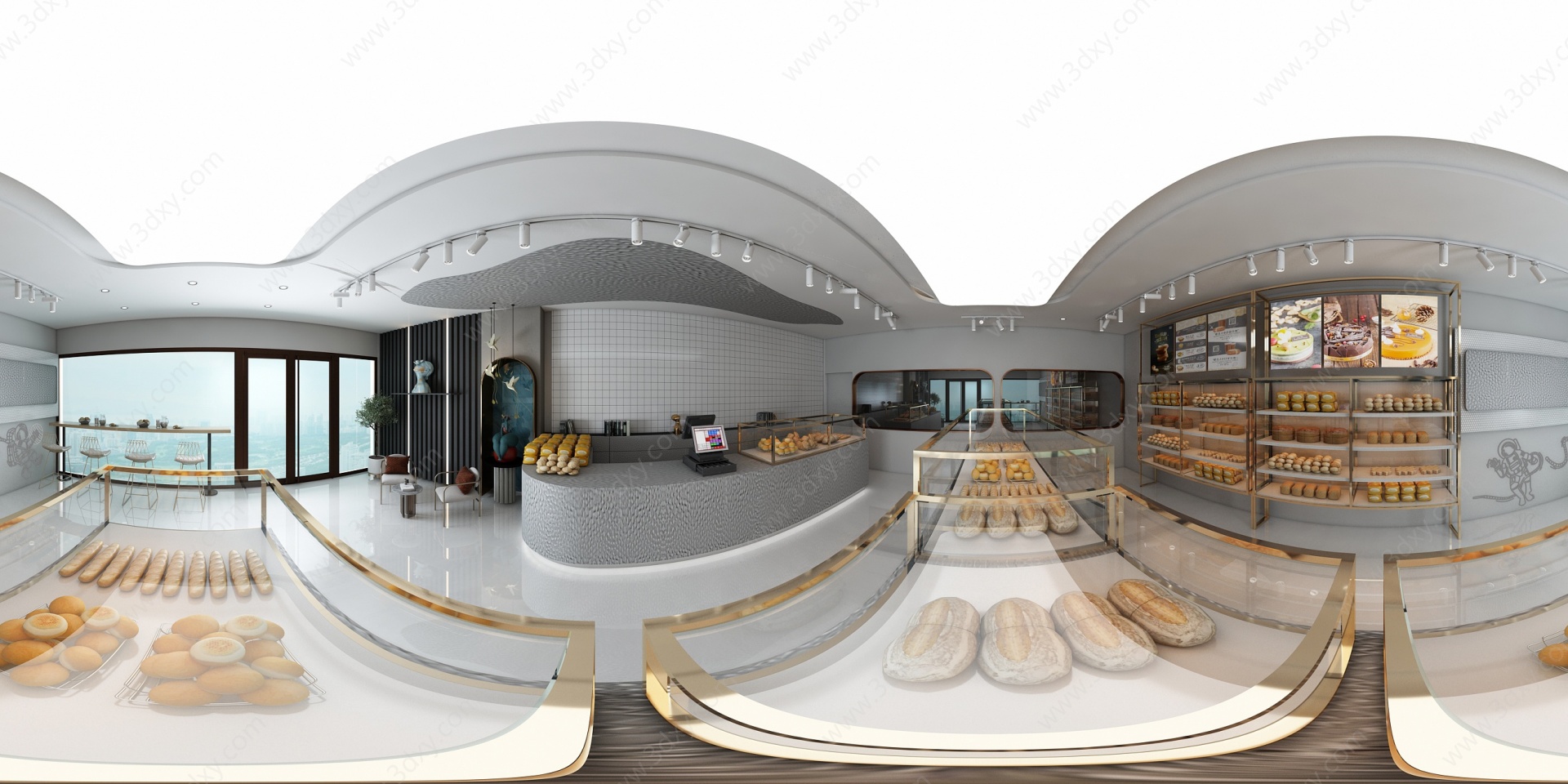 面包店3D模型