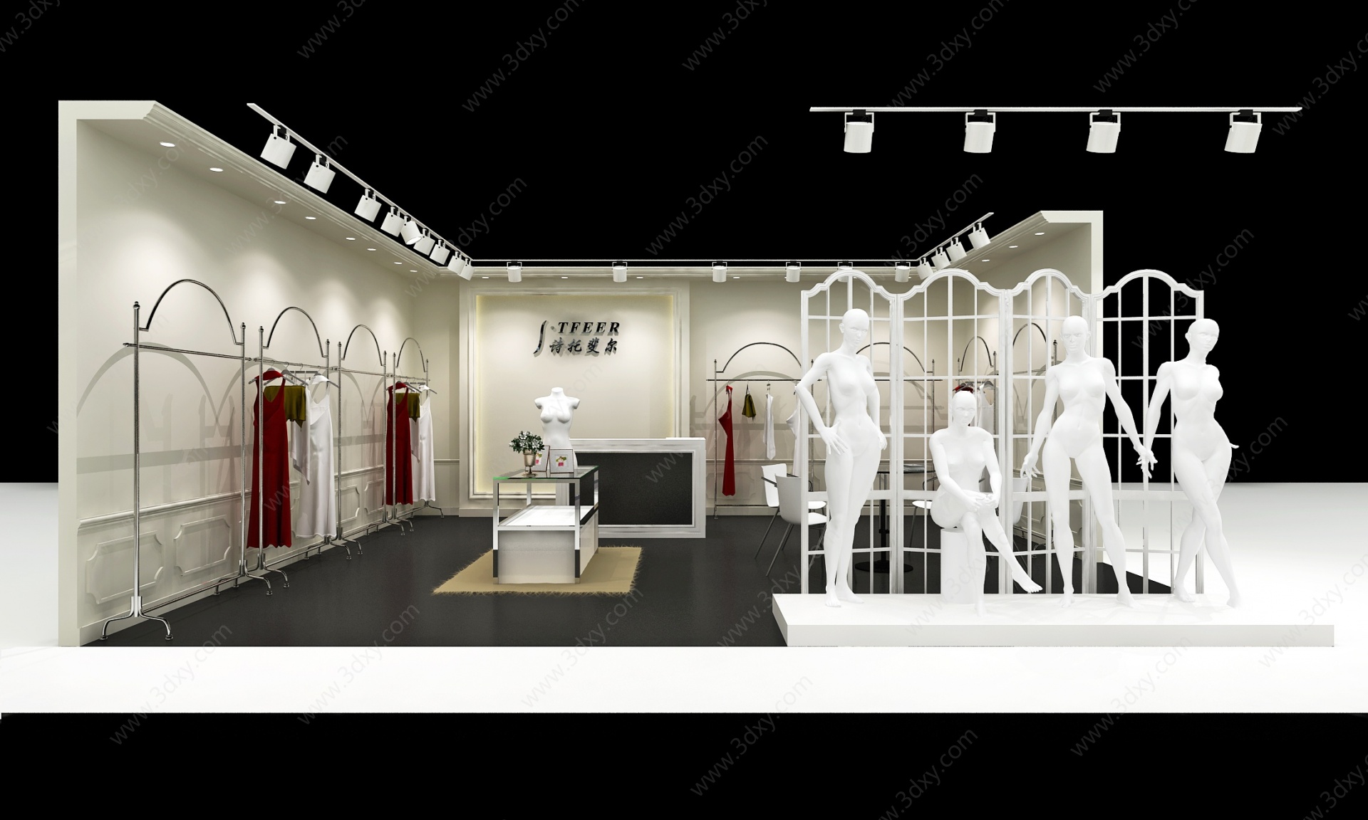 商场女装店3D模型