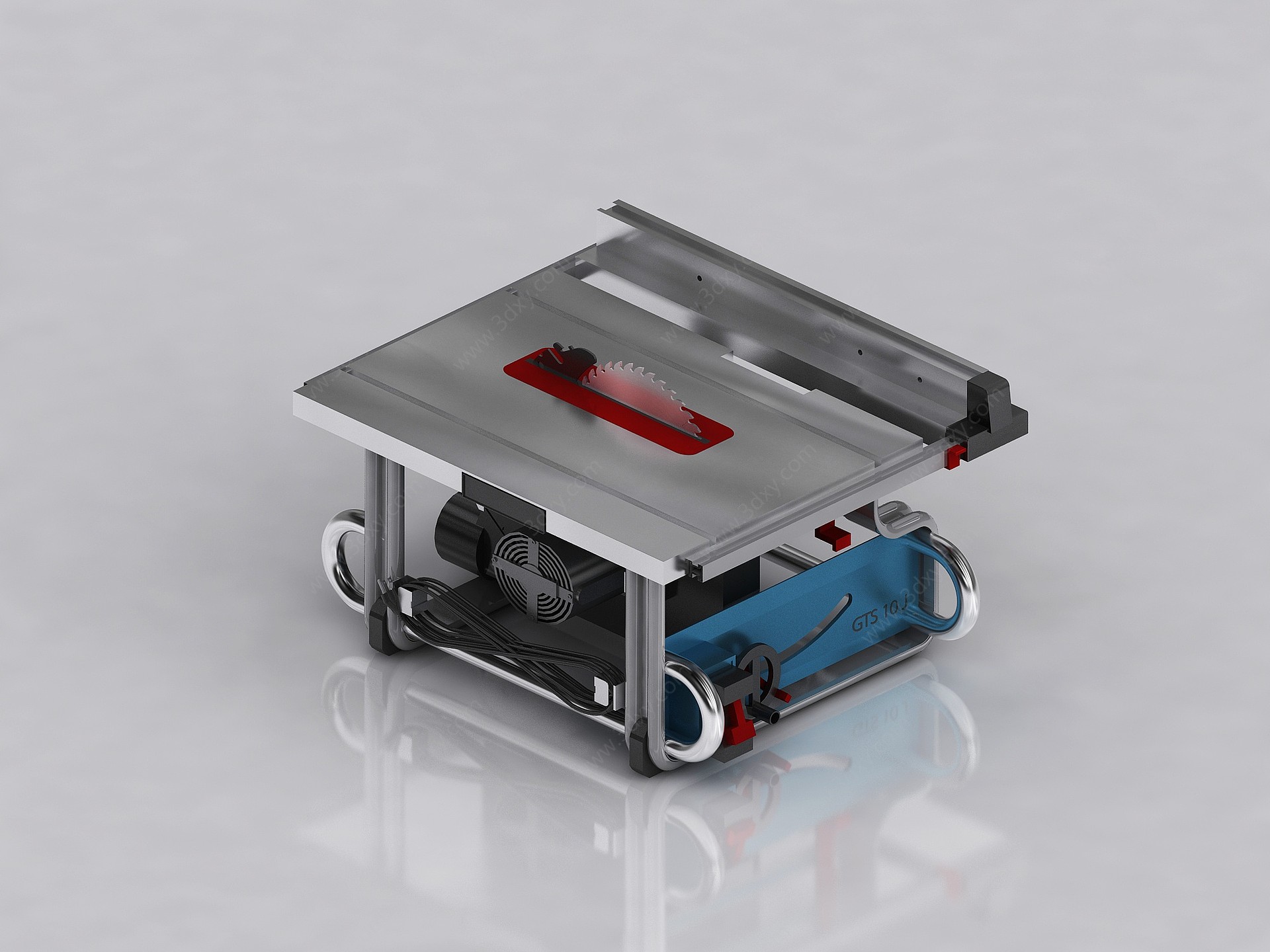 现代工业设备电锯切割机3D模型