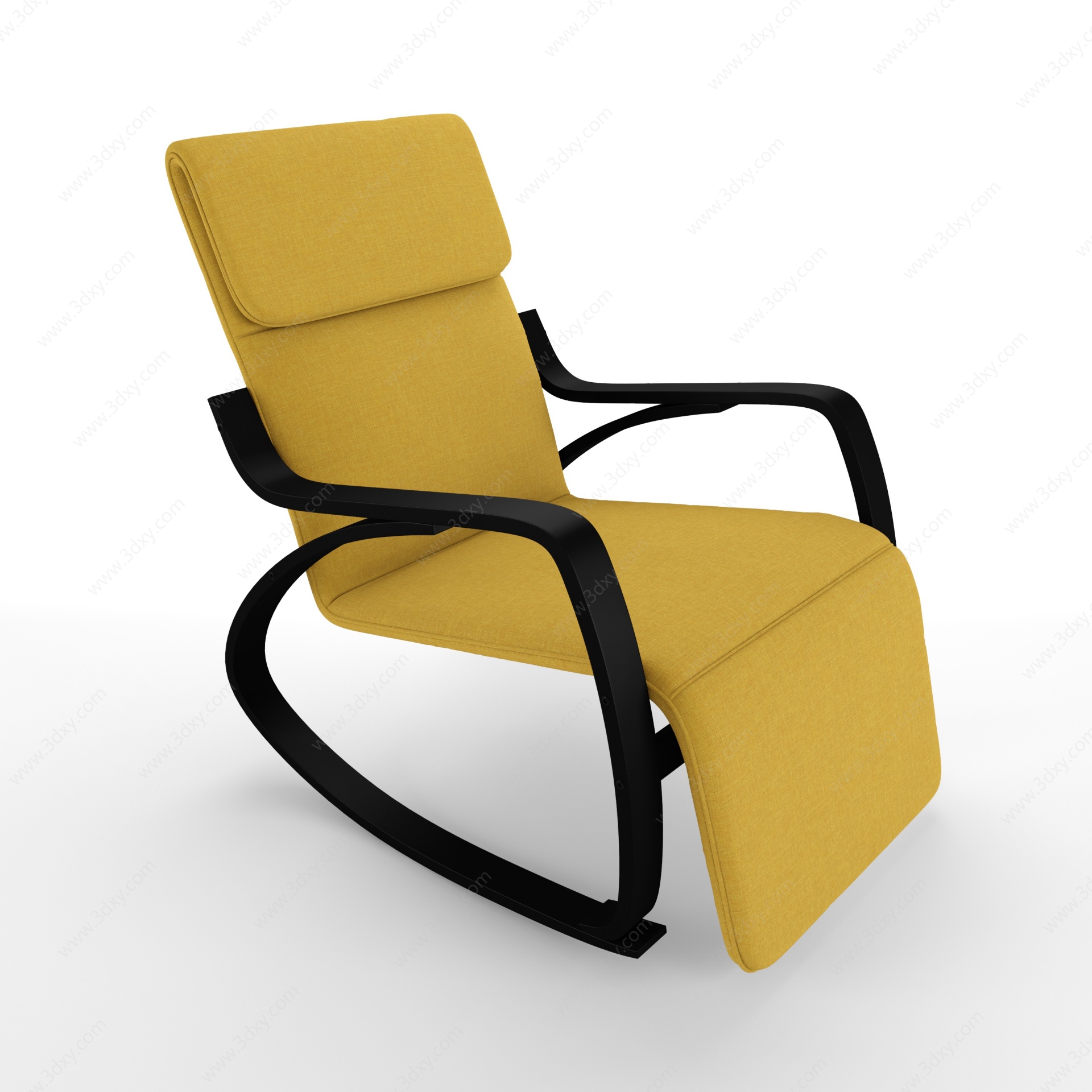 北欧休闲椅逍遥椅扶手椅3D模型