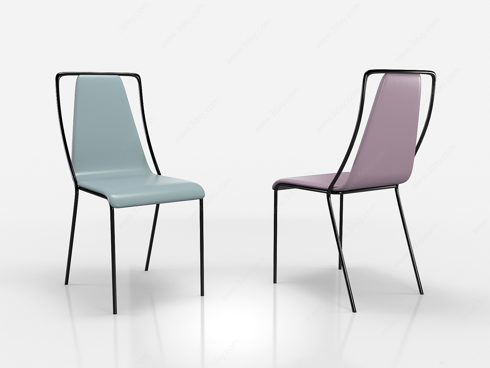 现代休闲椅单椅3D模型