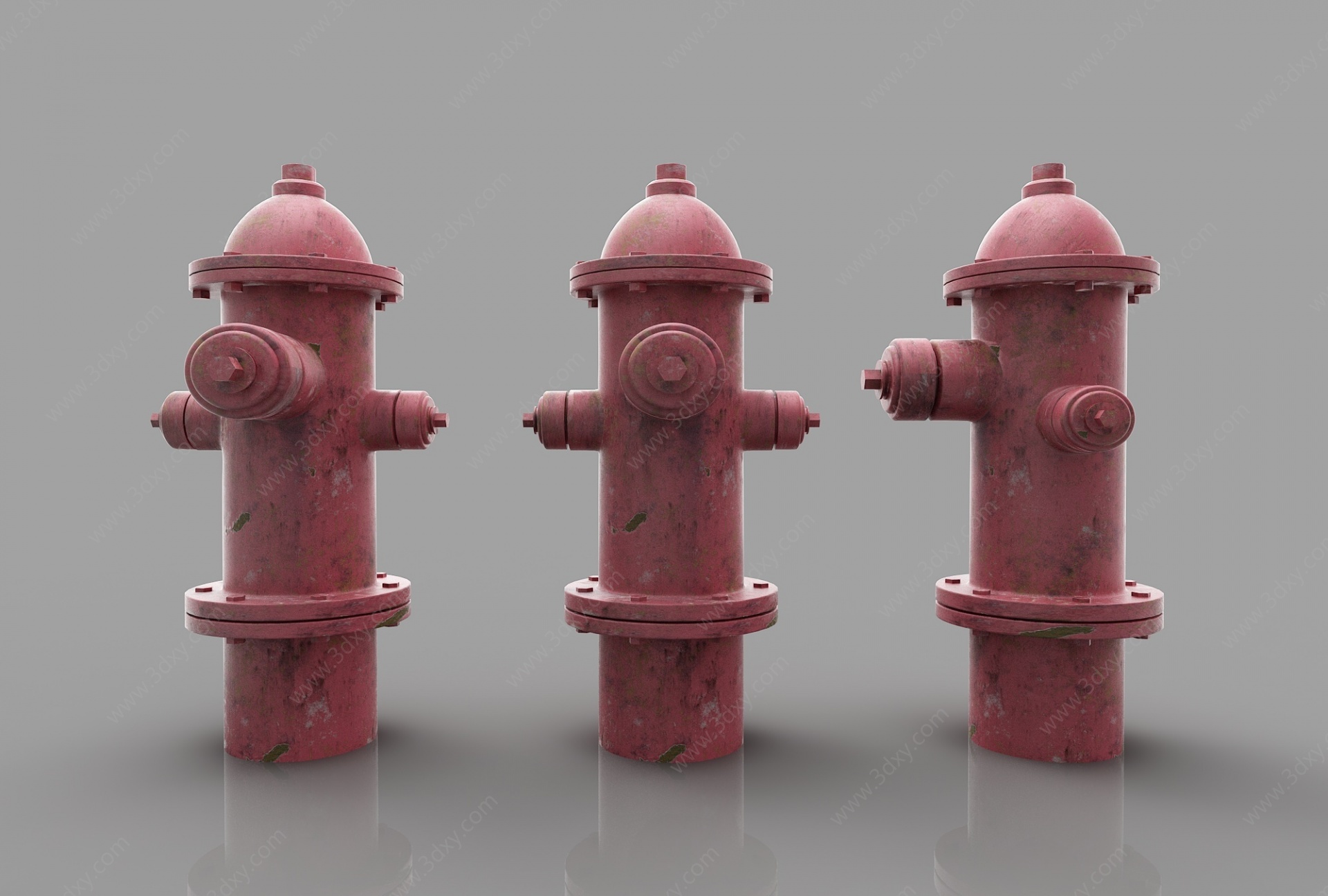 现代风格消防栓3D模型