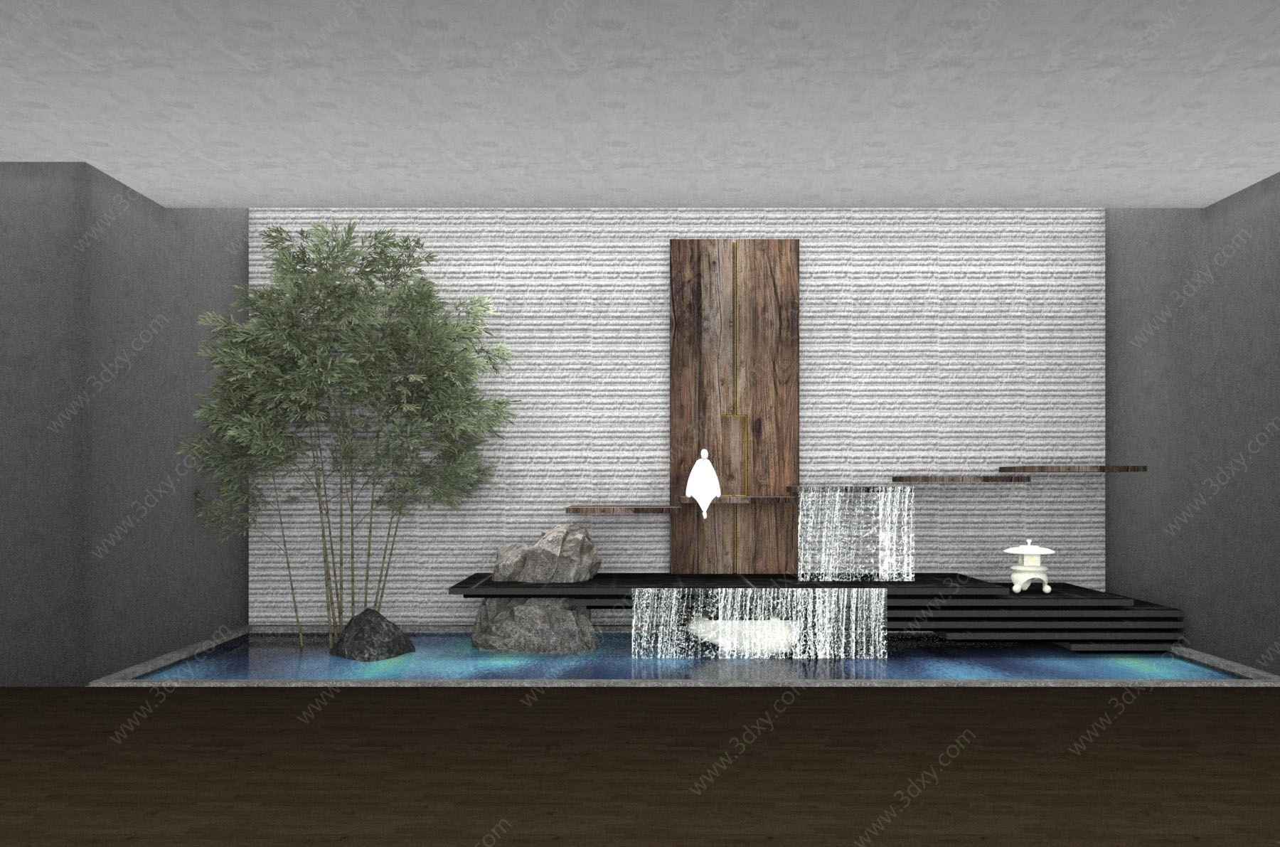 室内水景3D模型