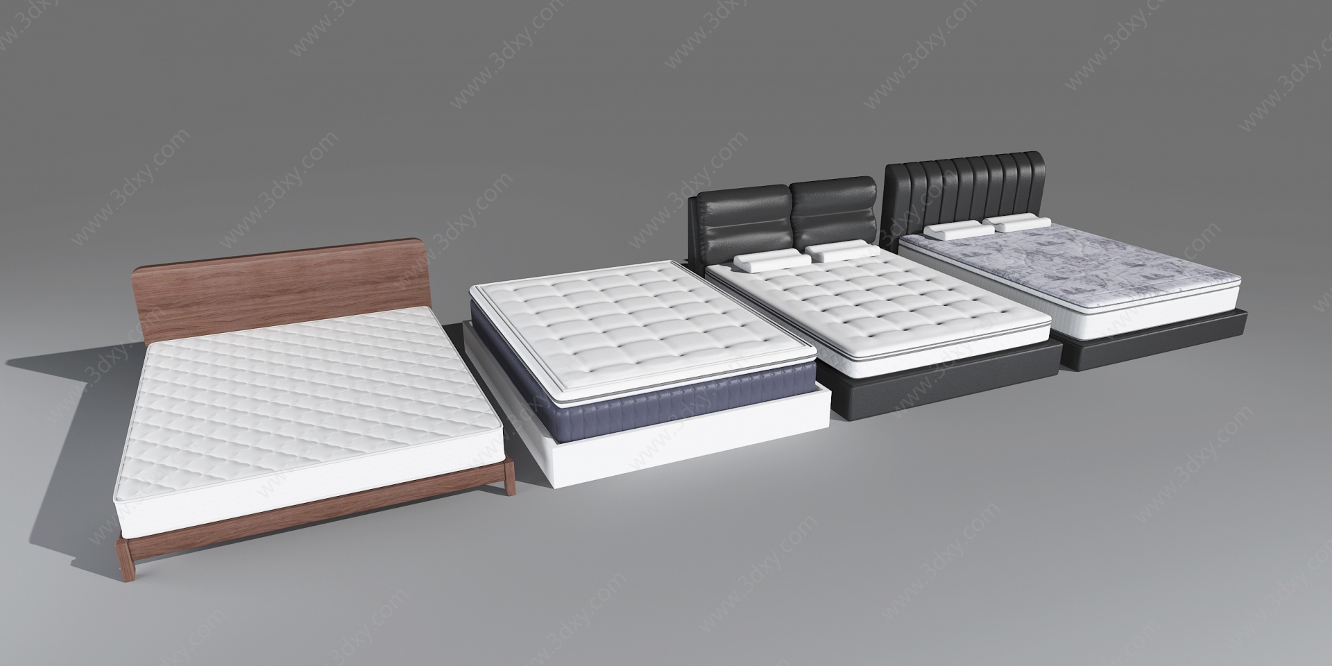 现代床垫3D模型