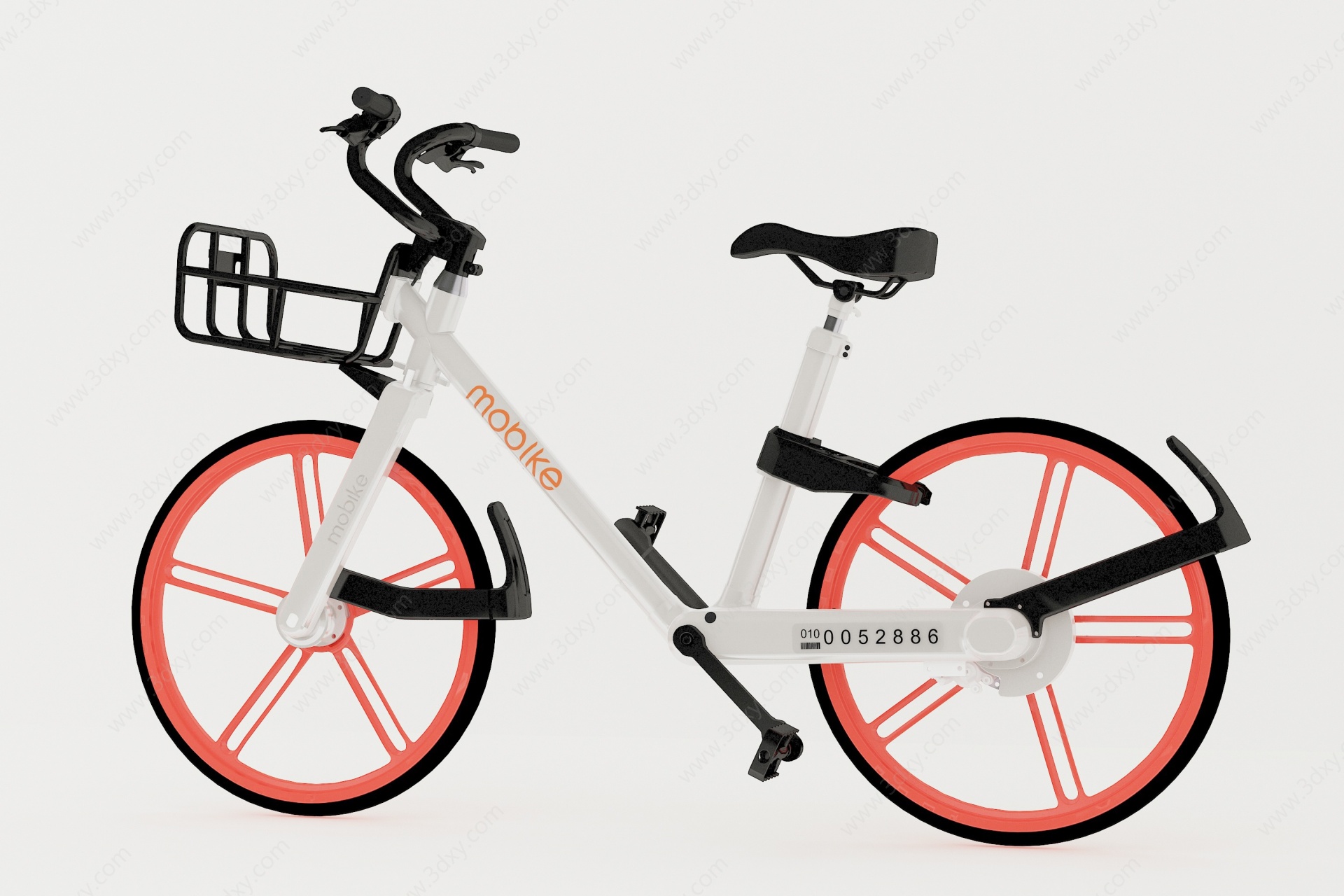 共享单车3D模型