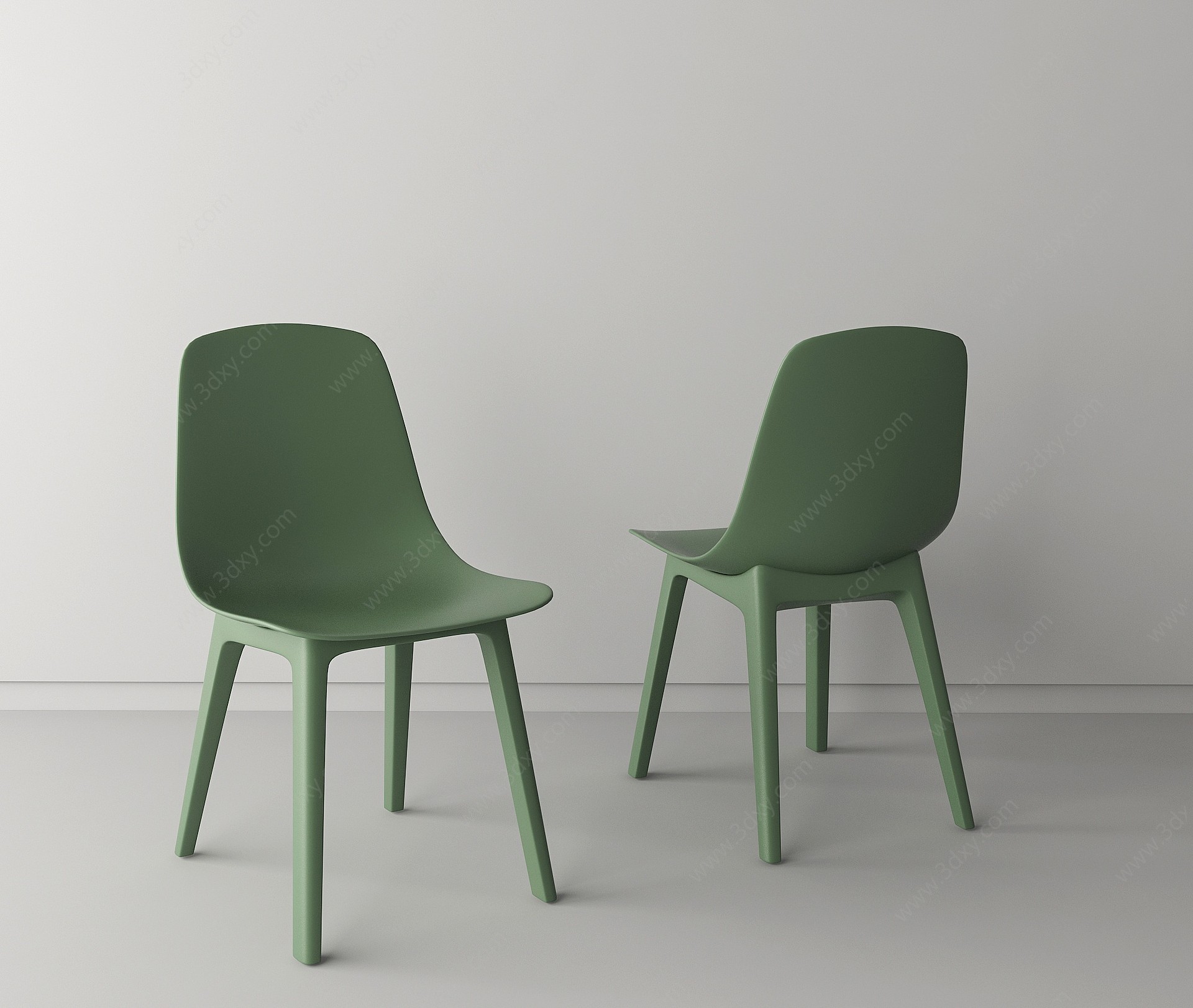北欧宜家餐椅椅子3D模型