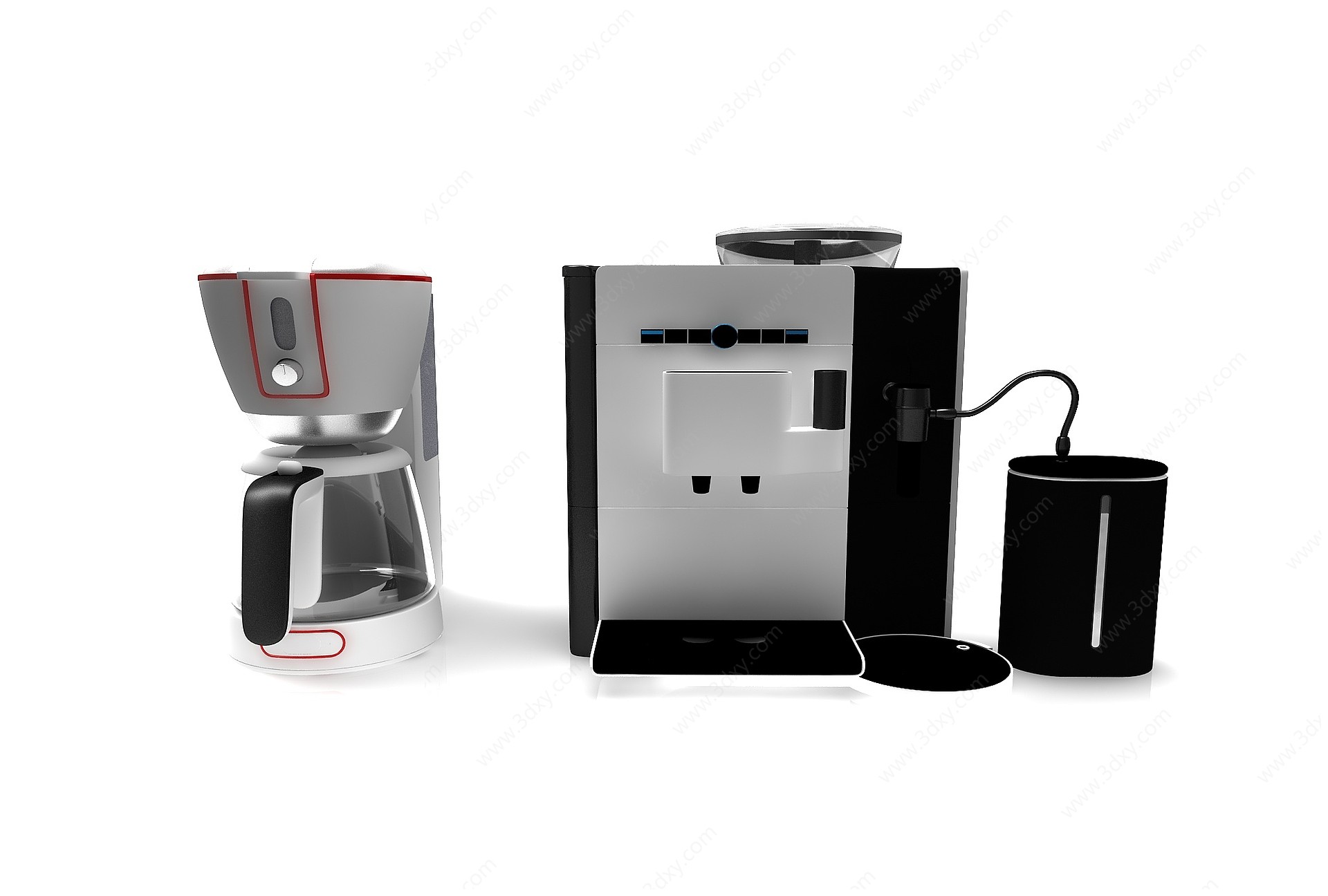 现代风格咖啡机3D模型