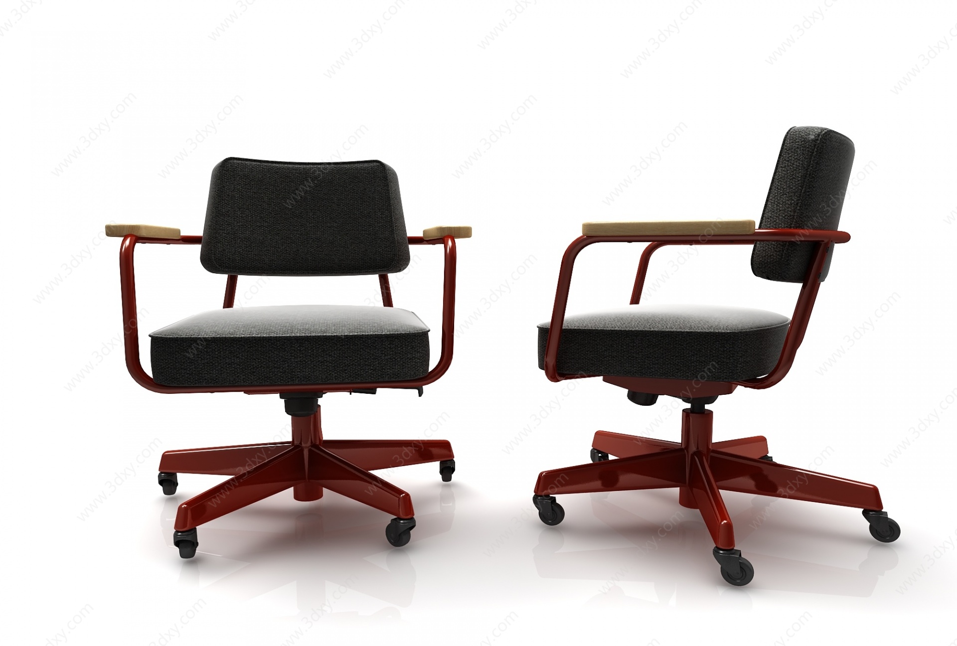 现代风格转椅3D模型