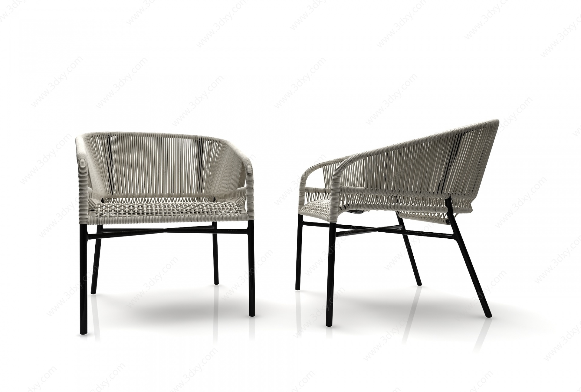 现代风格沙发椅3D模型