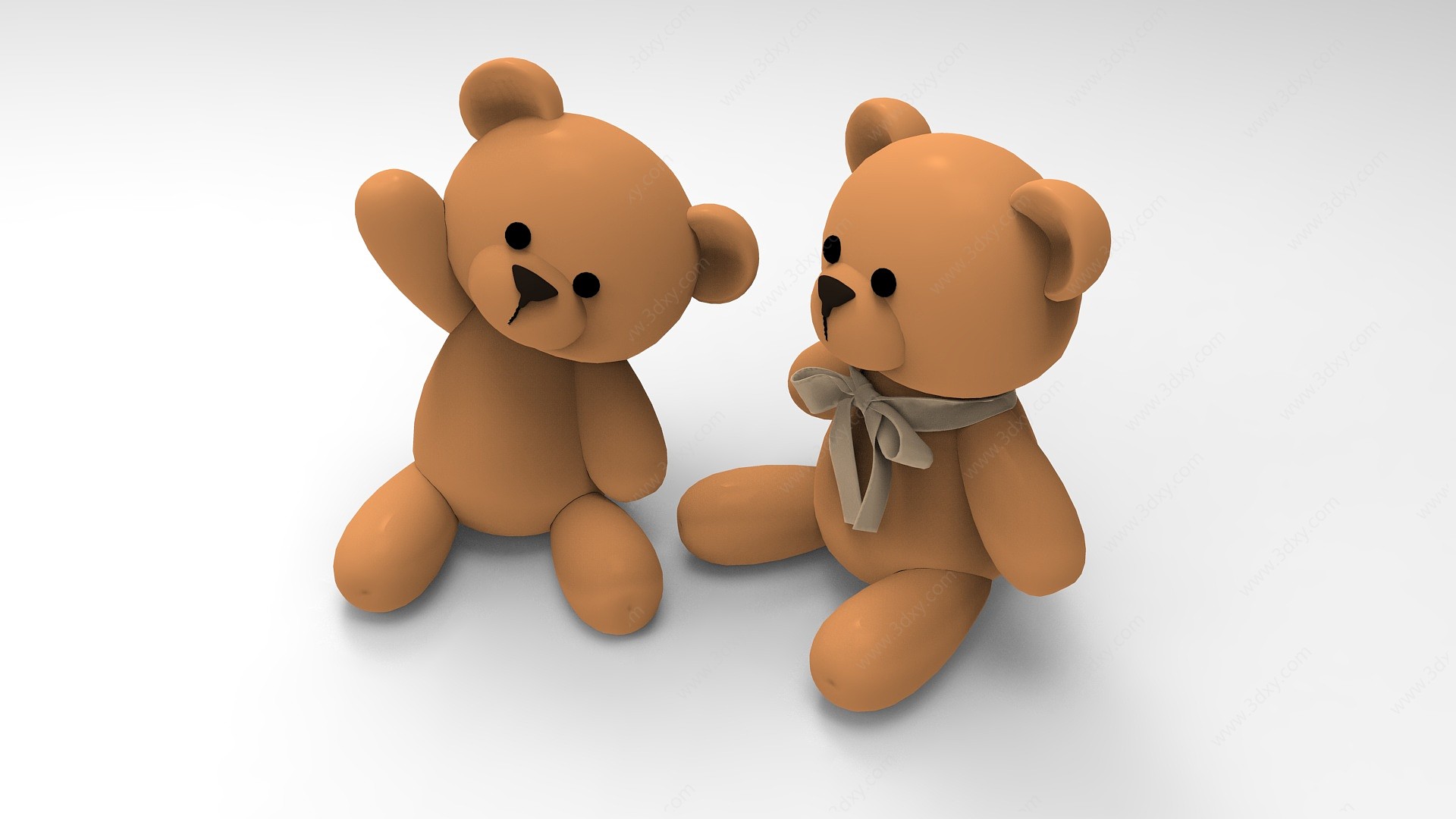 泰迪熊3D模型