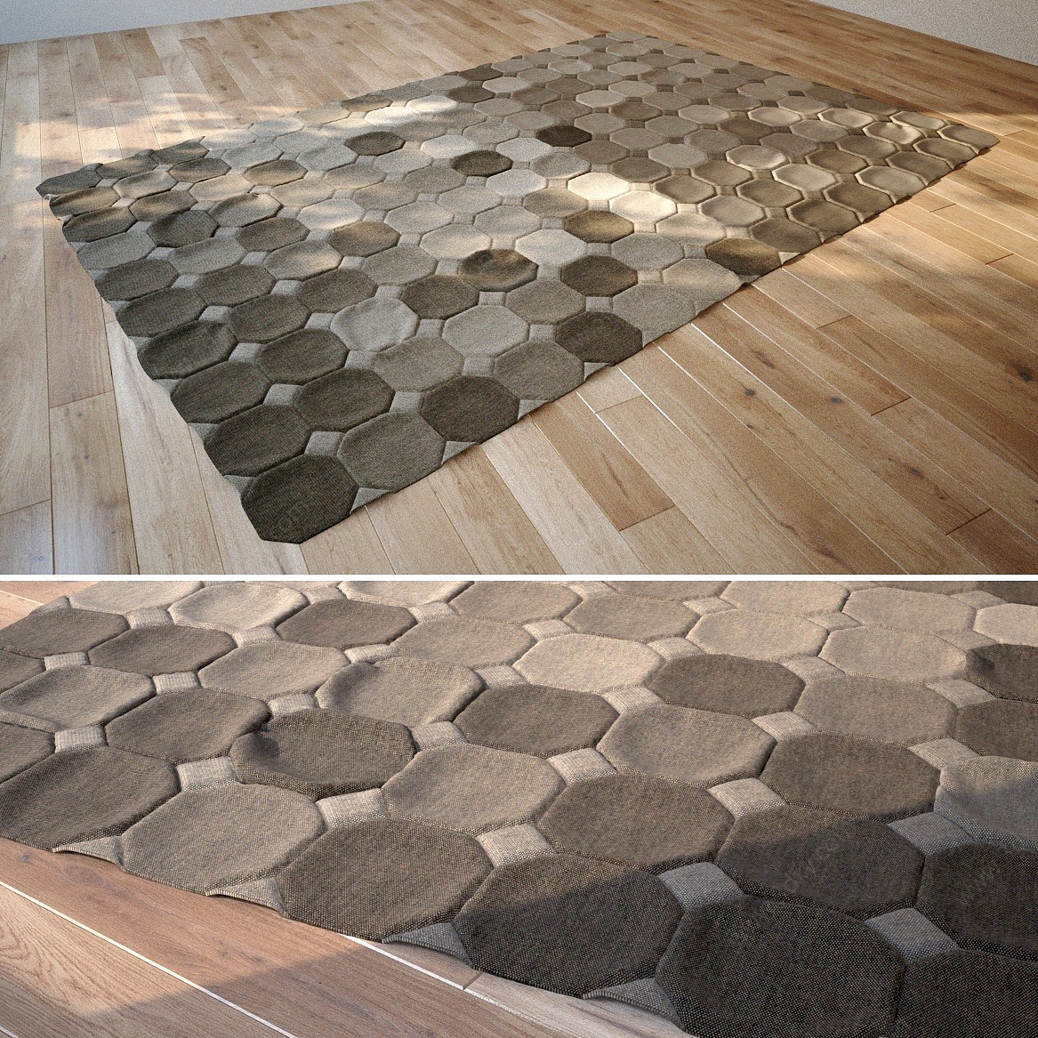 现代风格地毯3D模型