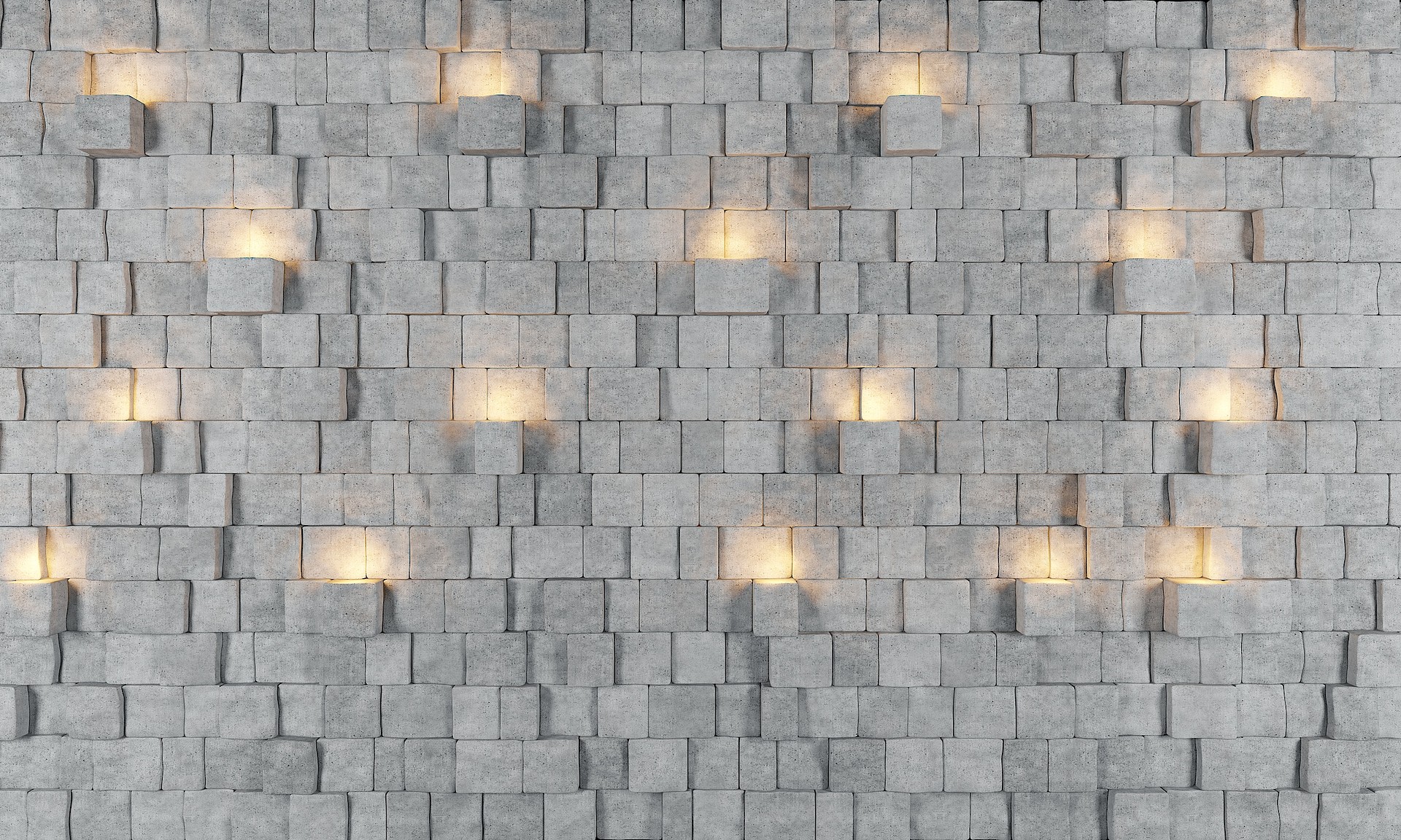 现代石头砖墙背景墙3D模型