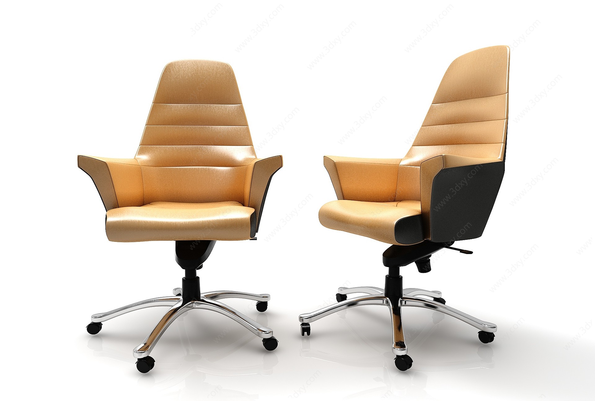 现代风格办公椅3D模型