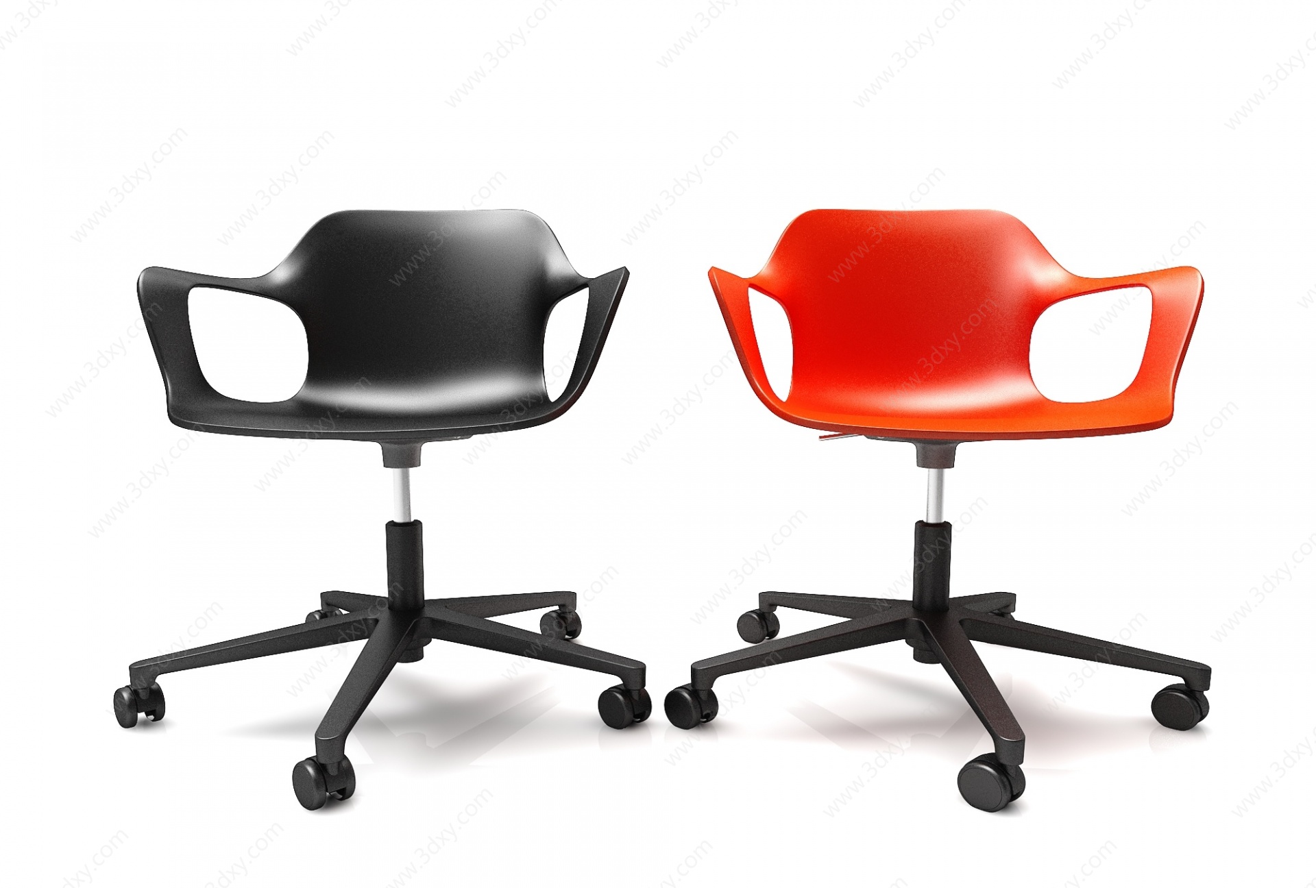 现代风格办公椅3D模型