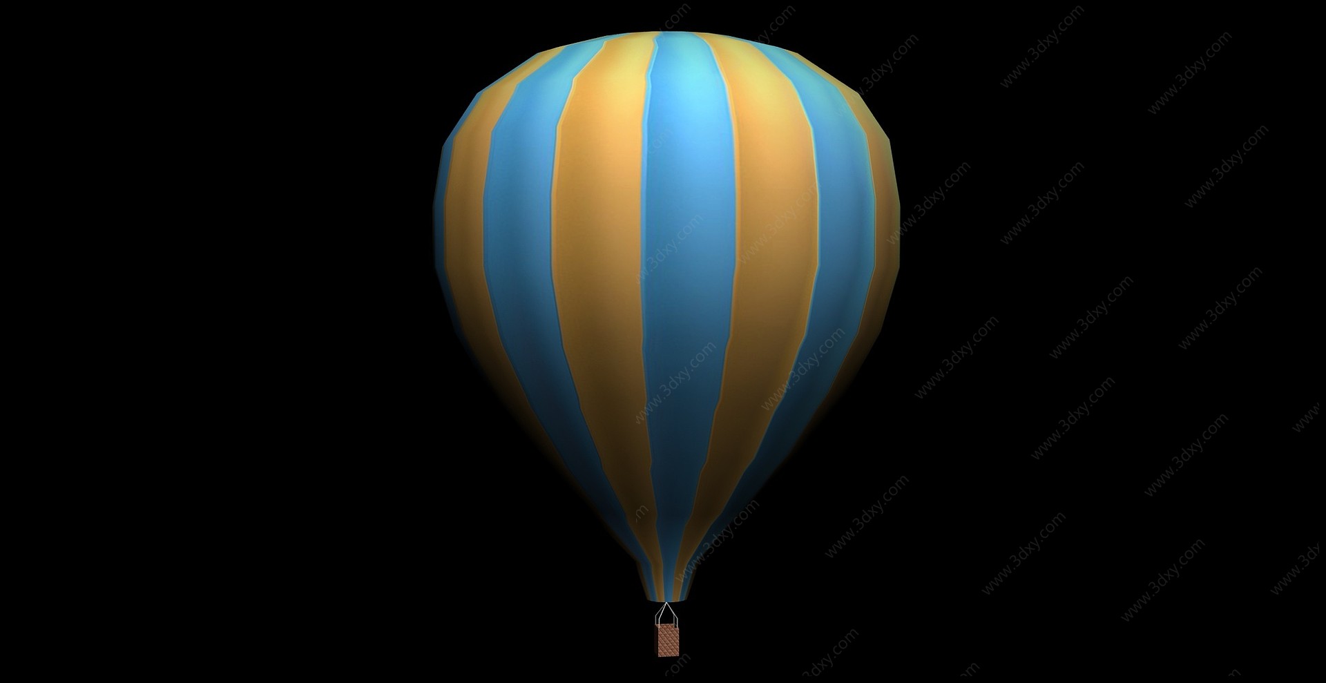 热气球3D模型