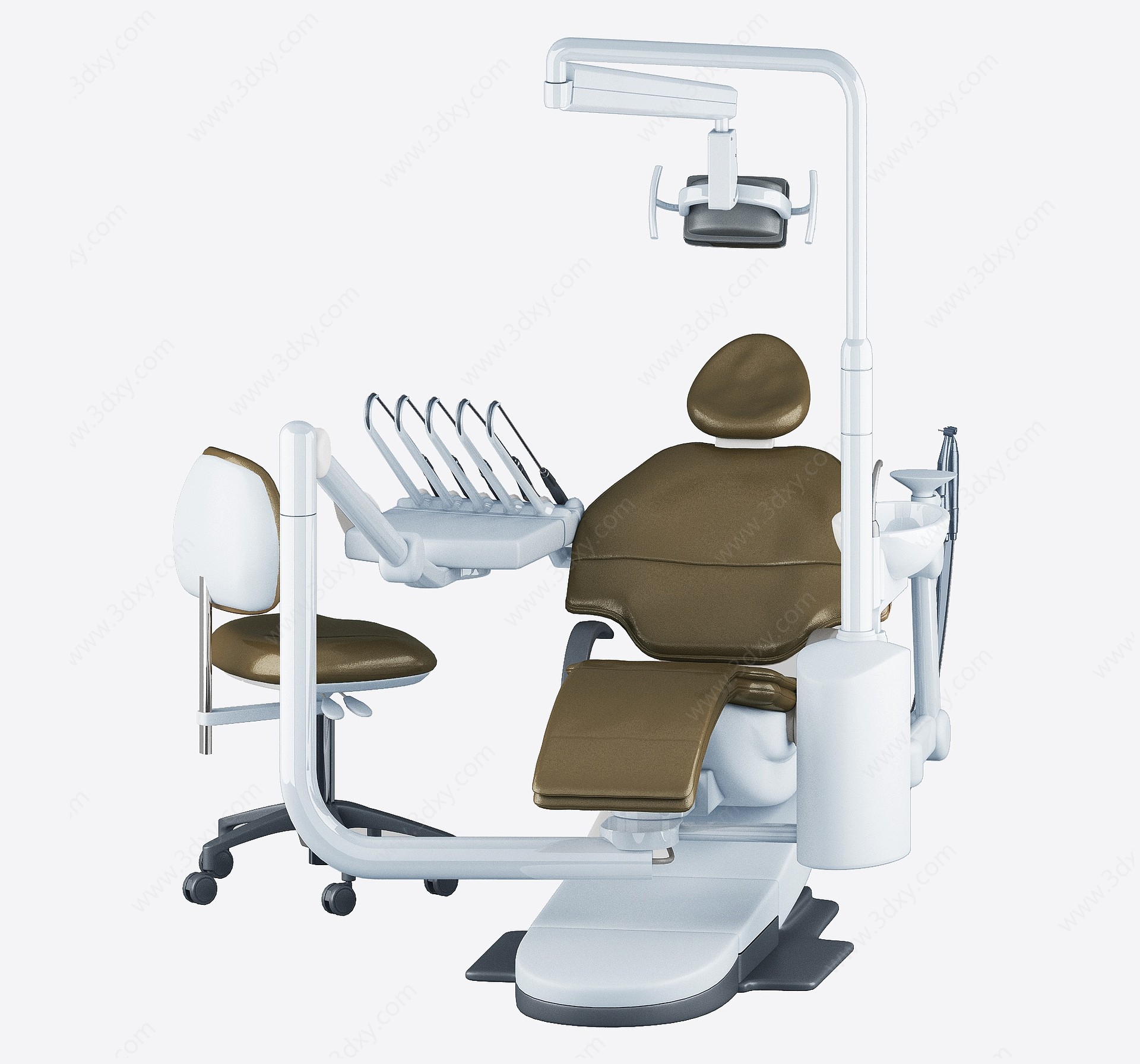 现代医用牙科诊疗椅3D模型
