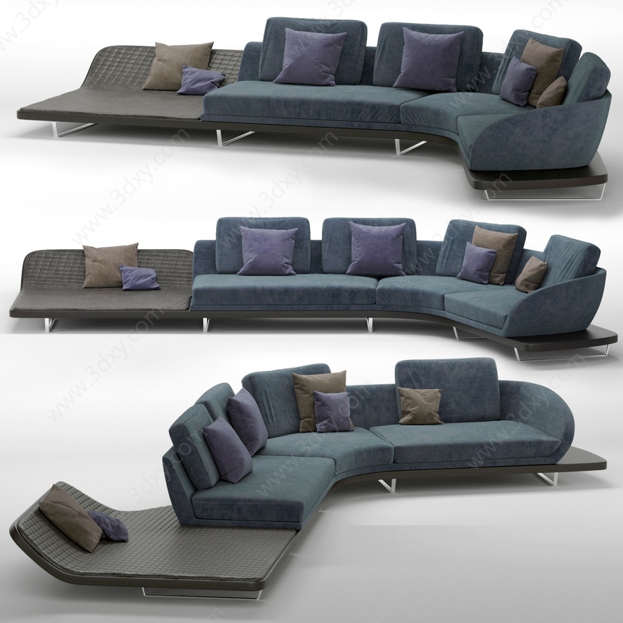 沙发转角沙发3D模型