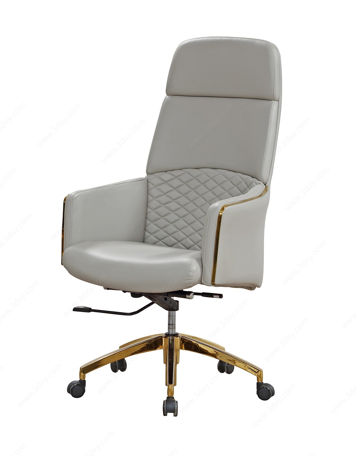 皮革办公椅大班椅3D模型