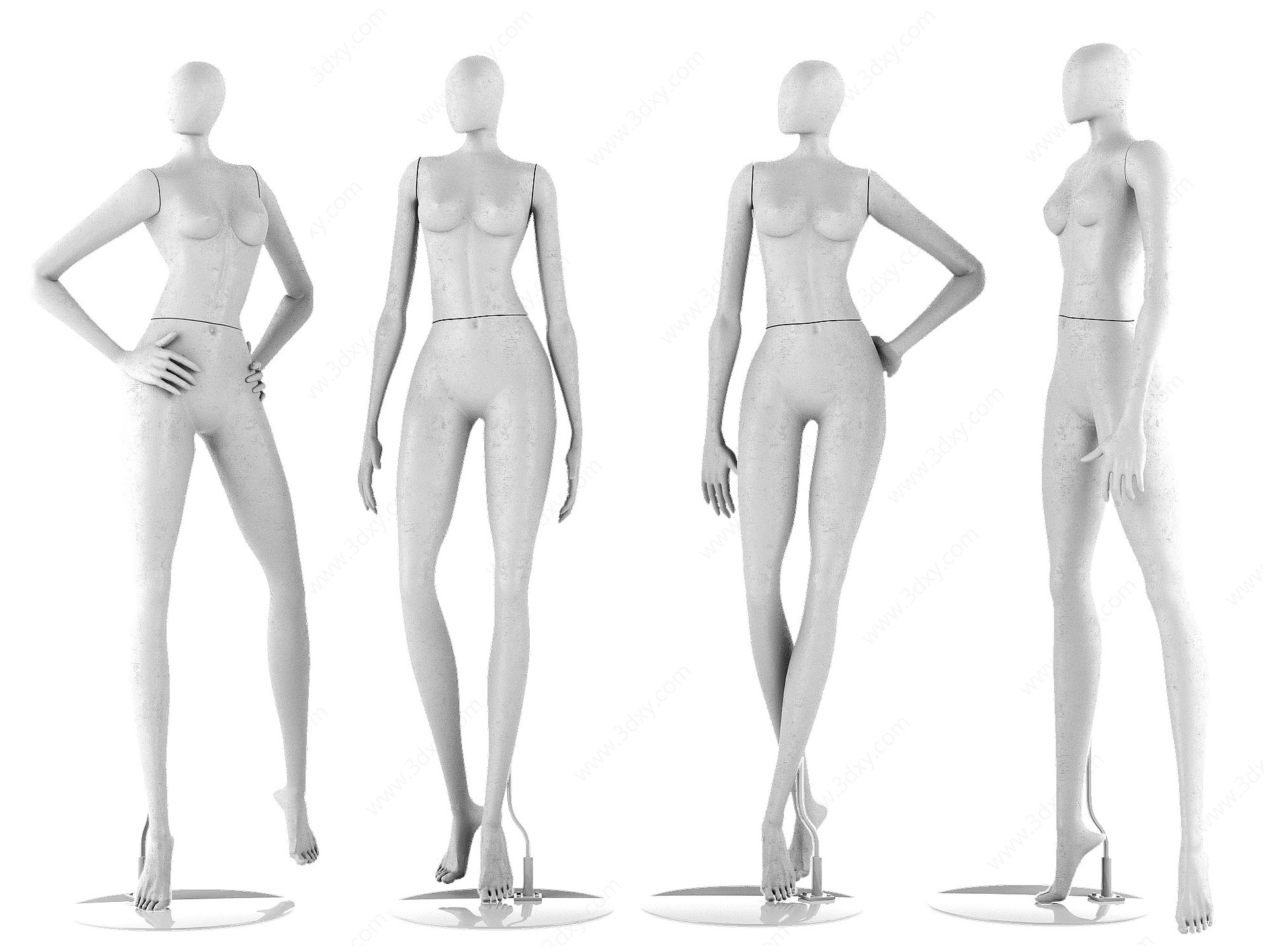 商店人体服装模特3D模型
