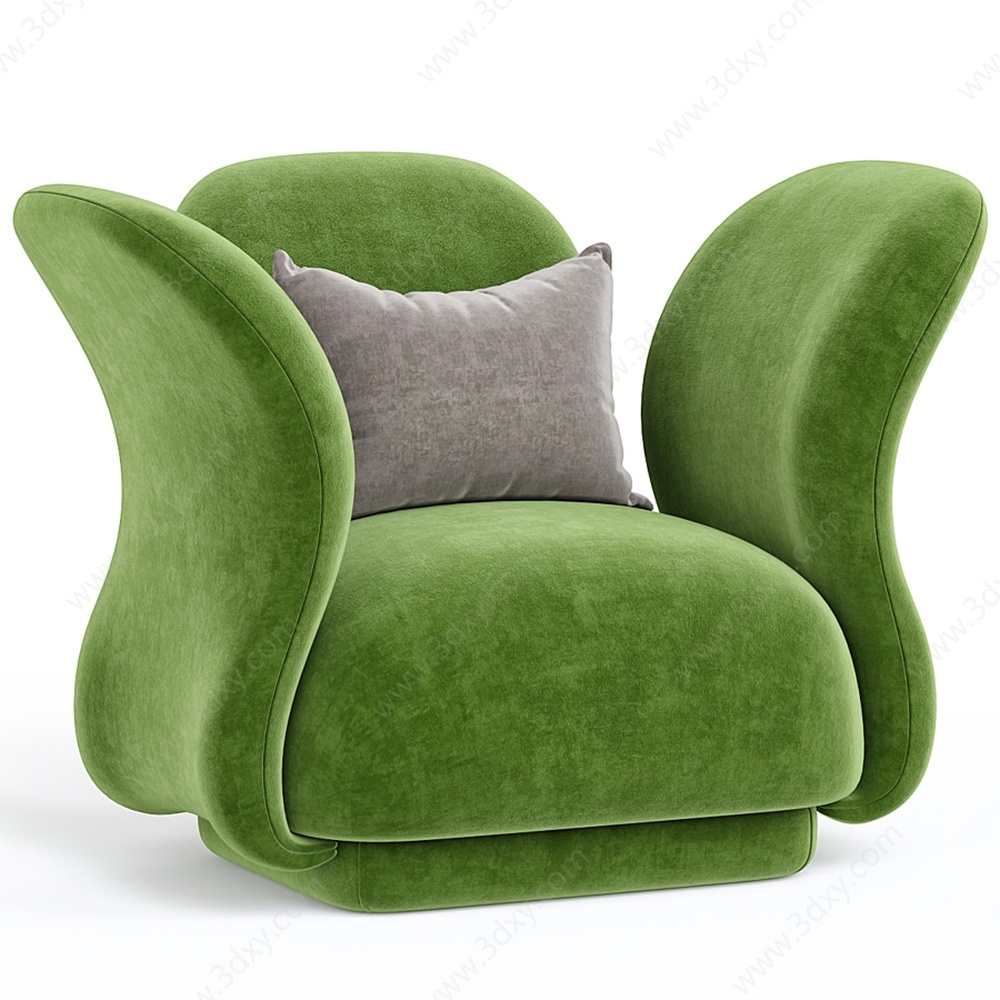 现代休闲椅子3D模型