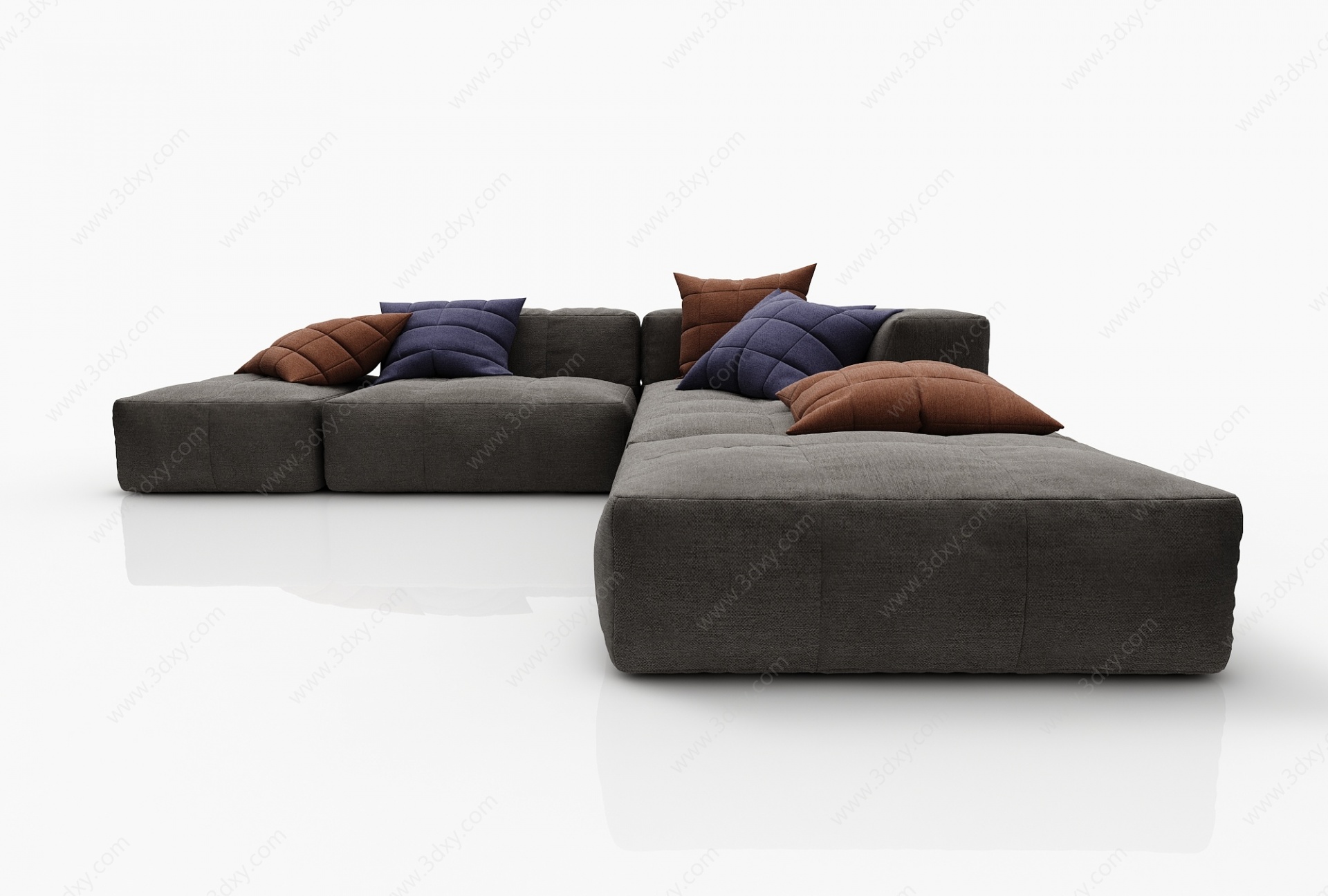 现代风格格,沙发3D模型