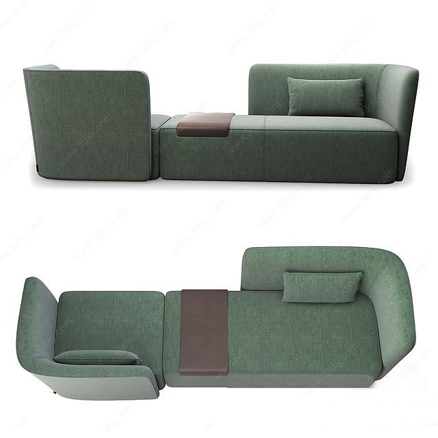 躺椅沙发3D模型