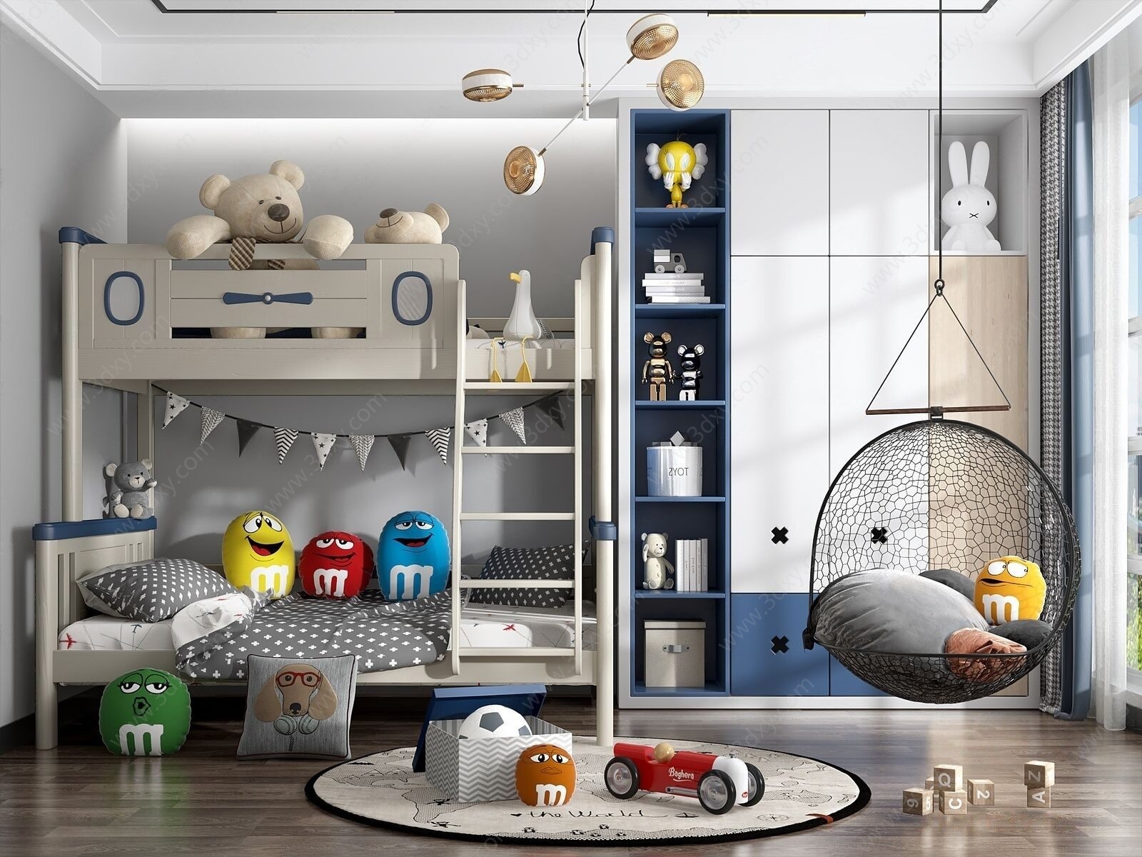 儿童房3D模型