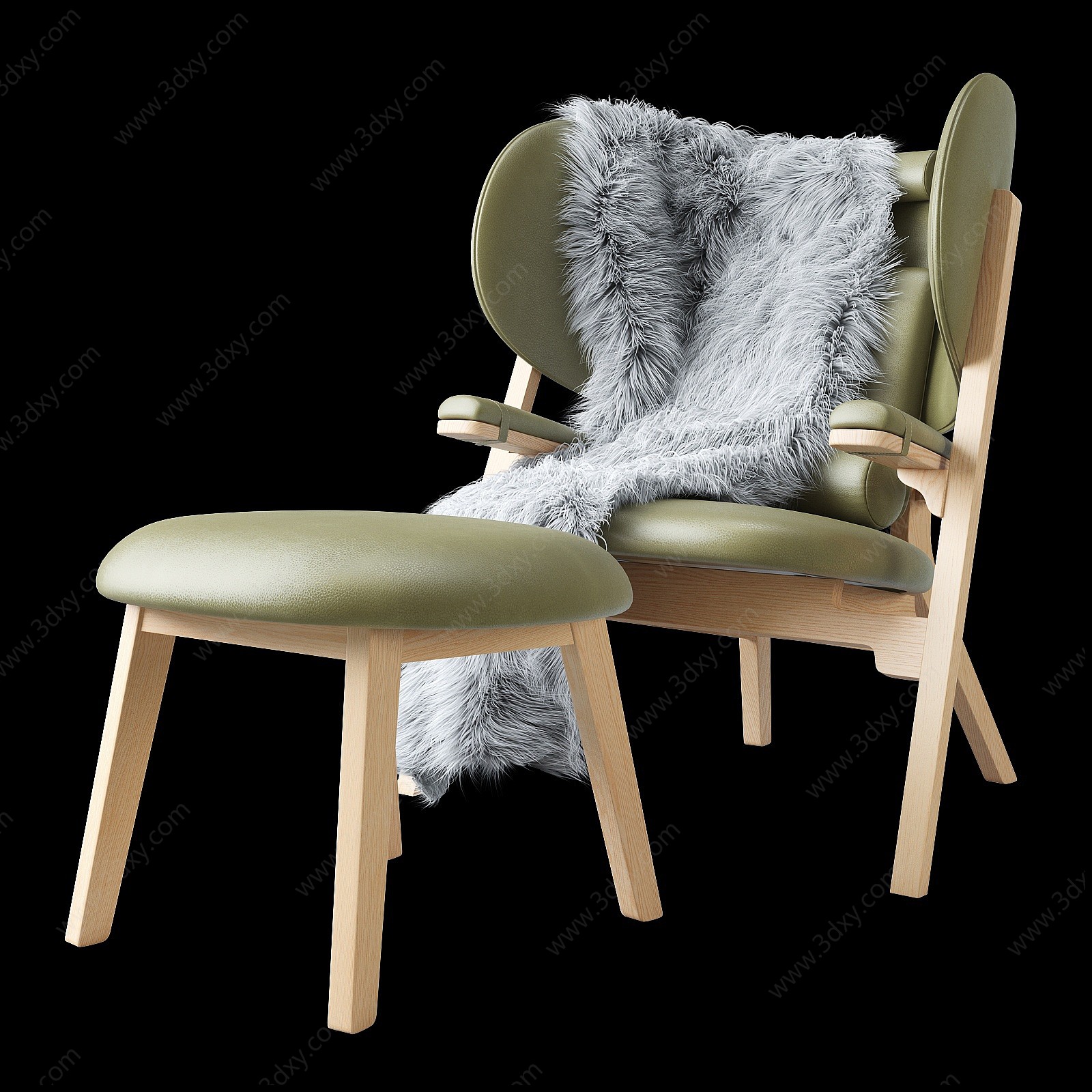 休息室椅子3D模型