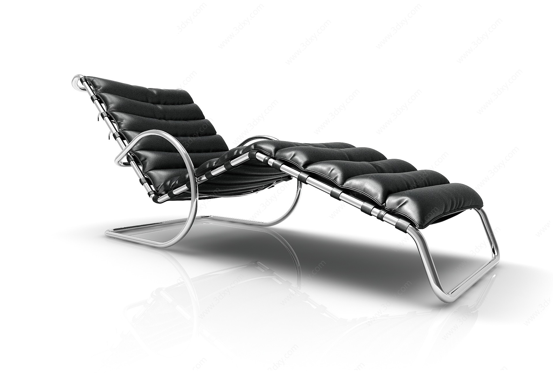 现代风格躺椅3D模型