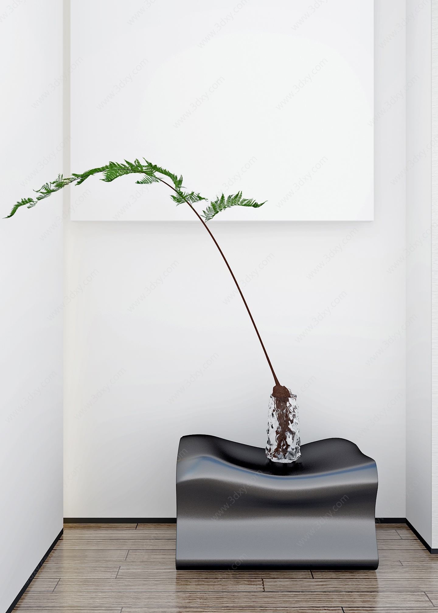 现代装饰摆件植物3D模型
