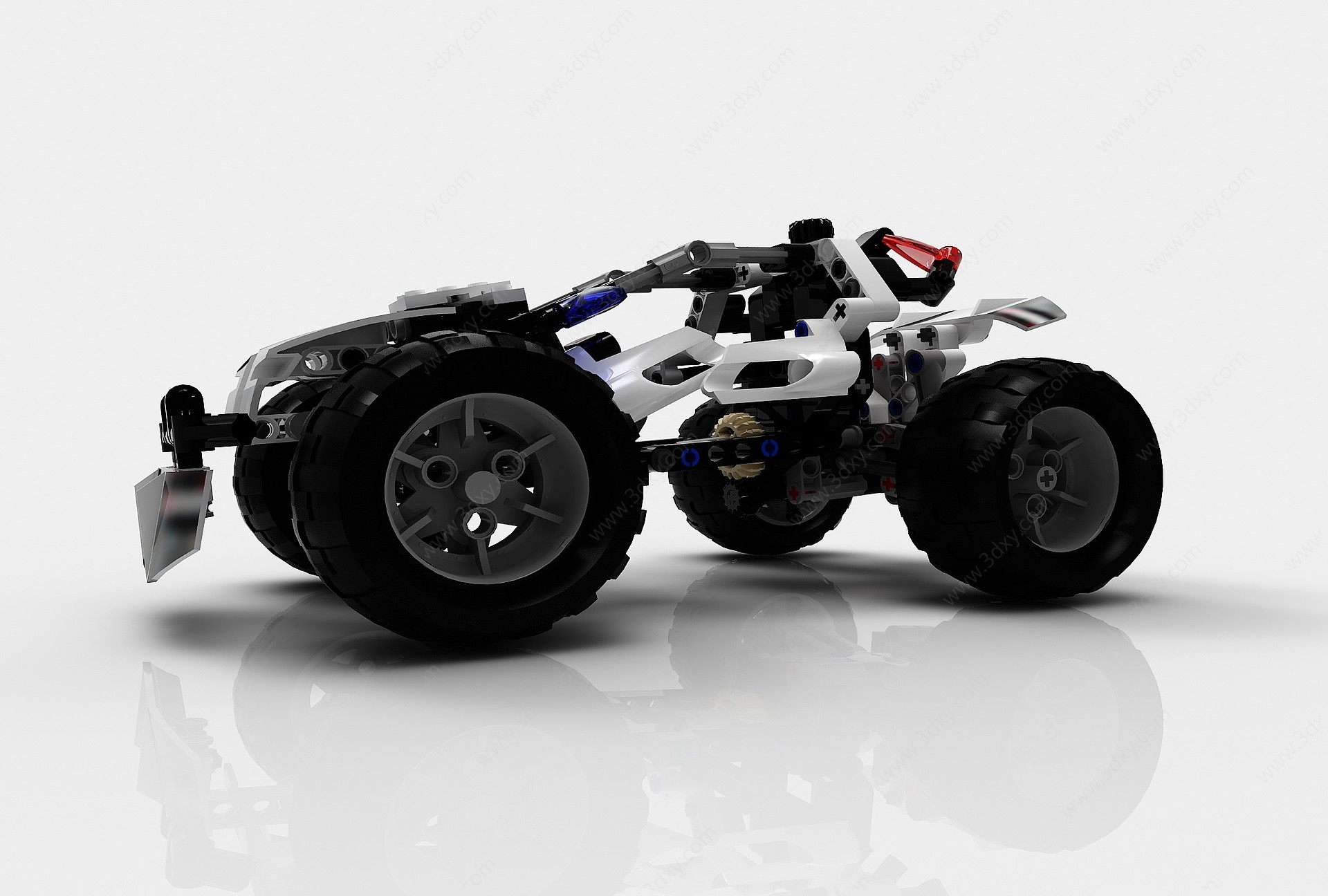 现代风格玩具车3D模型