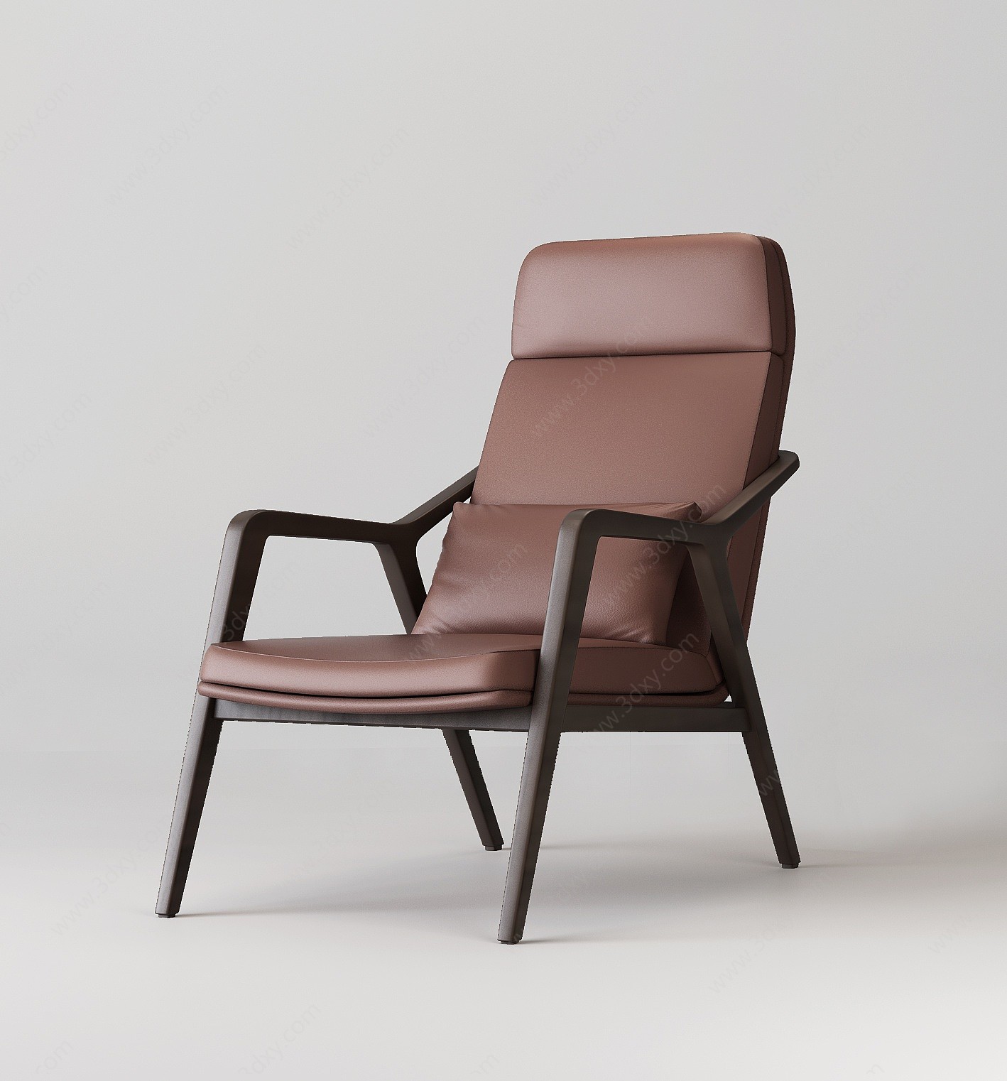 现代工艺摆件单椅组合3D模型
