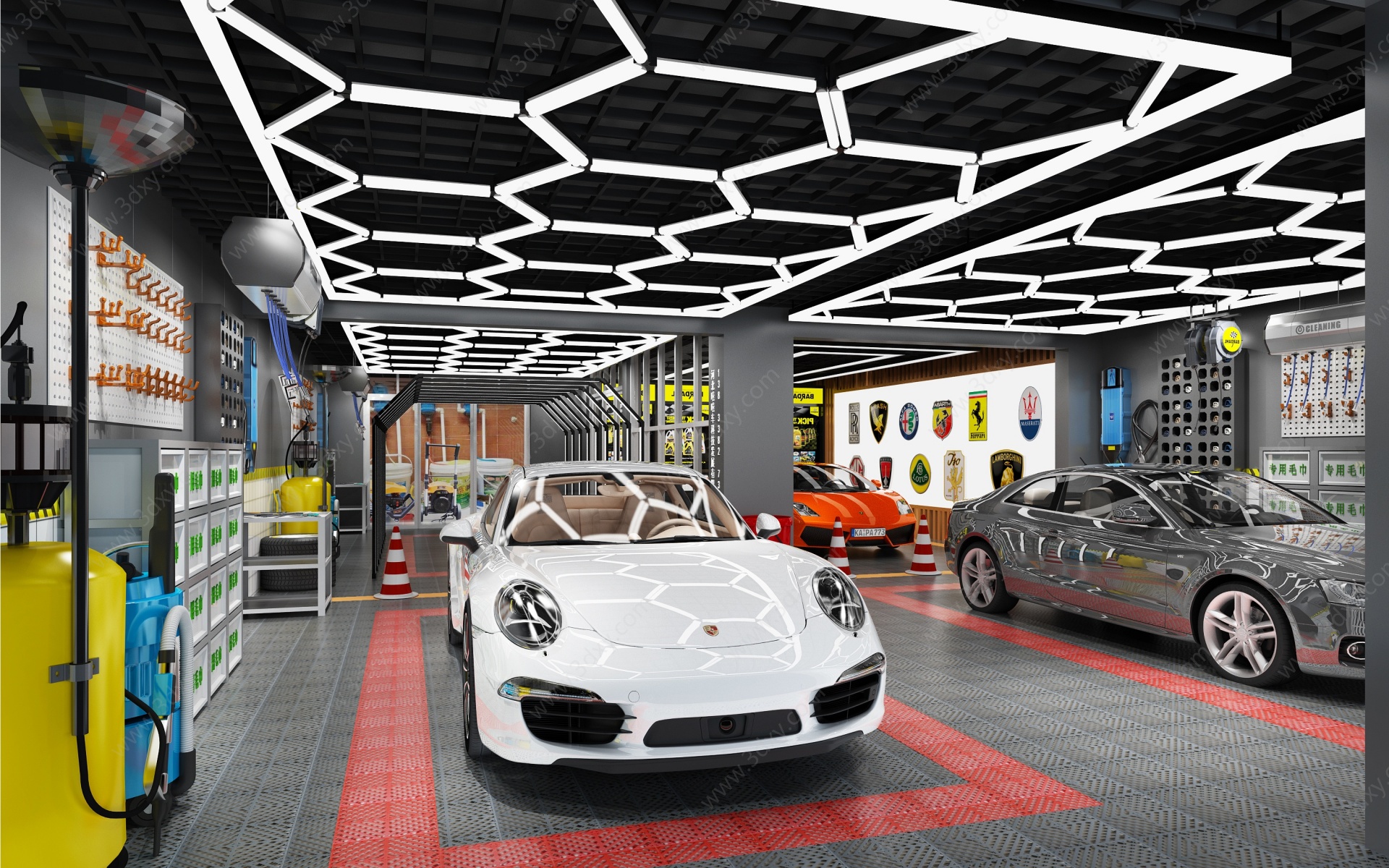 现代汽车展厅展馆3D模型