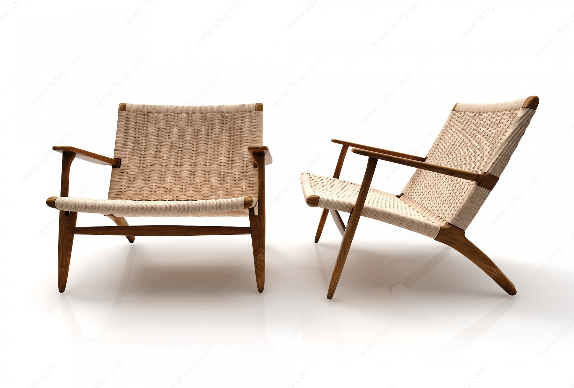现代风格单人椅子3D模型